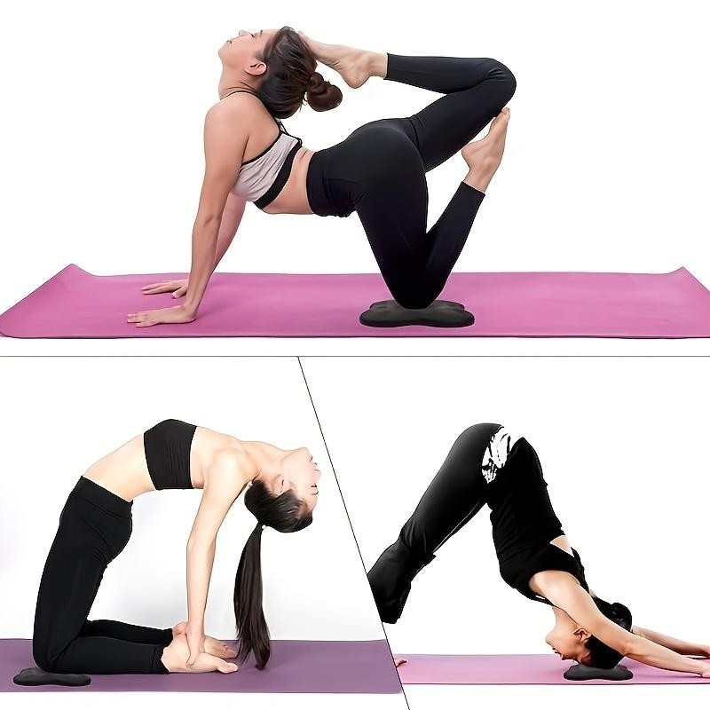2pcs Tpe Yoga Knee Pad Thick Anti Slip Kneeling Mat Elbow Support Fitness