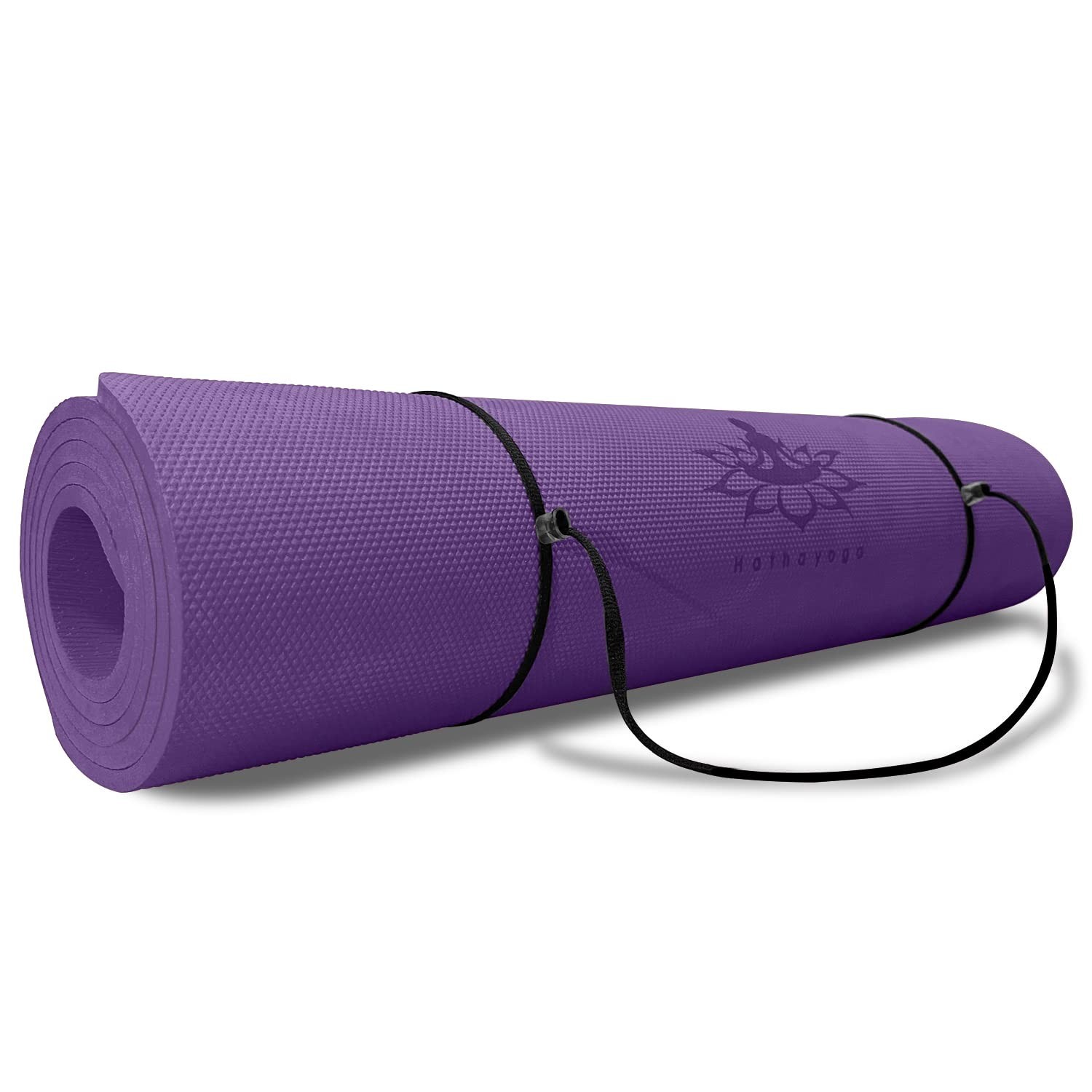 Thick Non-Slip Eco-Friendly Yoga Mat 72″x27″x1/3″ for Pilates & Floor Workouts
