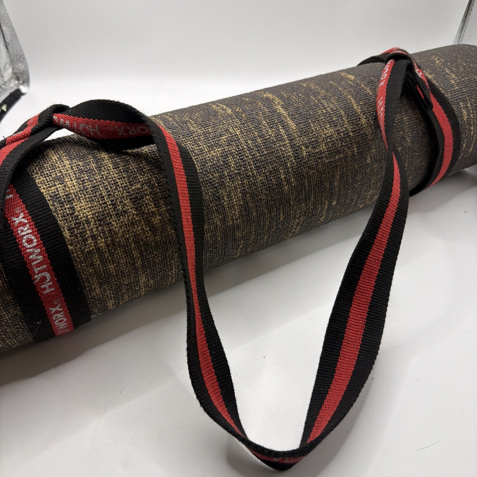HOTWORX Exercise Yoga Mat 72″ x 24″ Non-Slip Textured Hemp Fiber Gym Workout