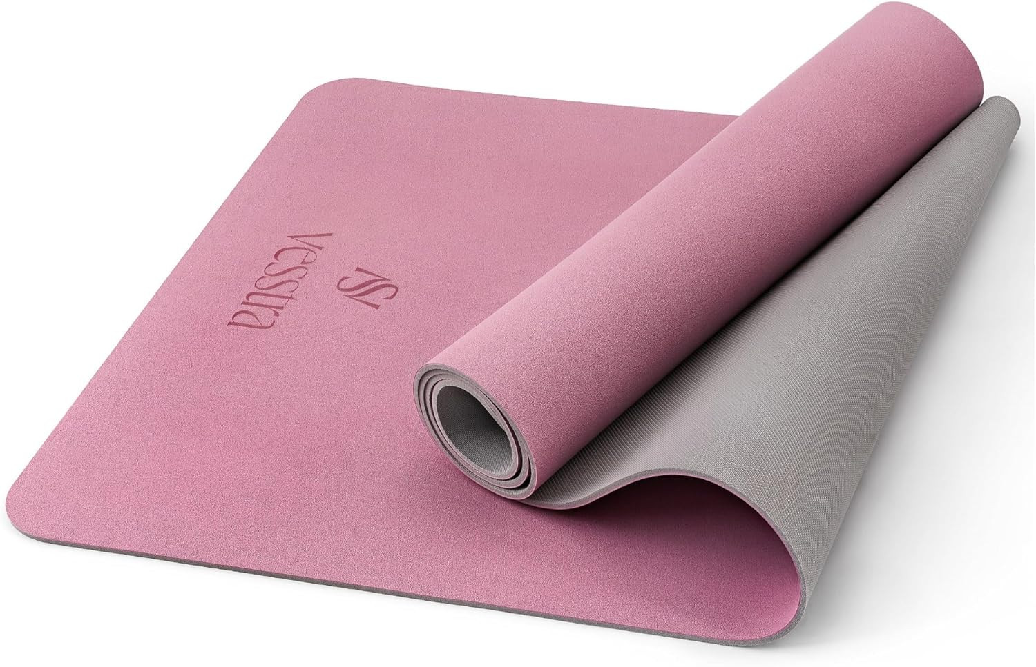 Non-Slip Premium Yoga Mat – Sweat-Activated Grip, Natural Rubber, 4mm