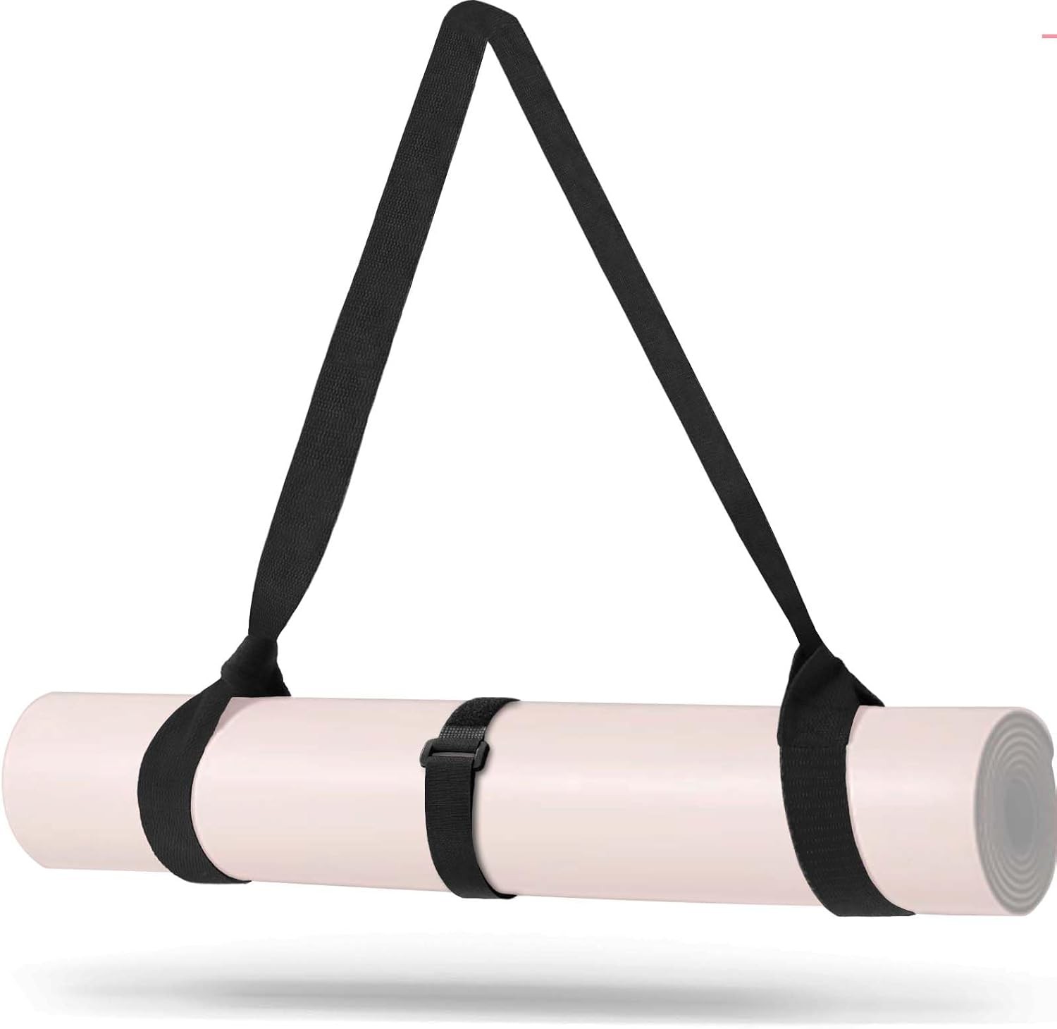 Yoga Mat Carrier Strap Adjustable Cotton Blend Shoulder Sling for Gym Exercise