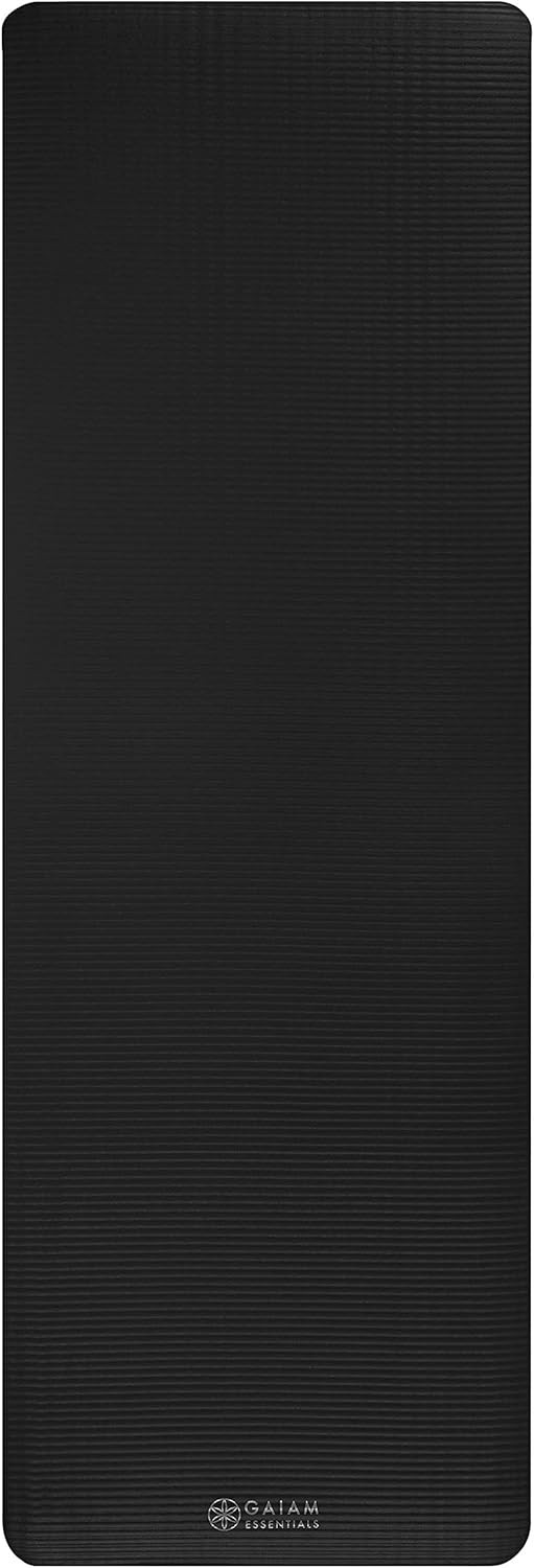 Gaiam Gaiam Essentials 2/5″ Thick (10mm) Yoga & Pilates, Fitness & Exercise Mat