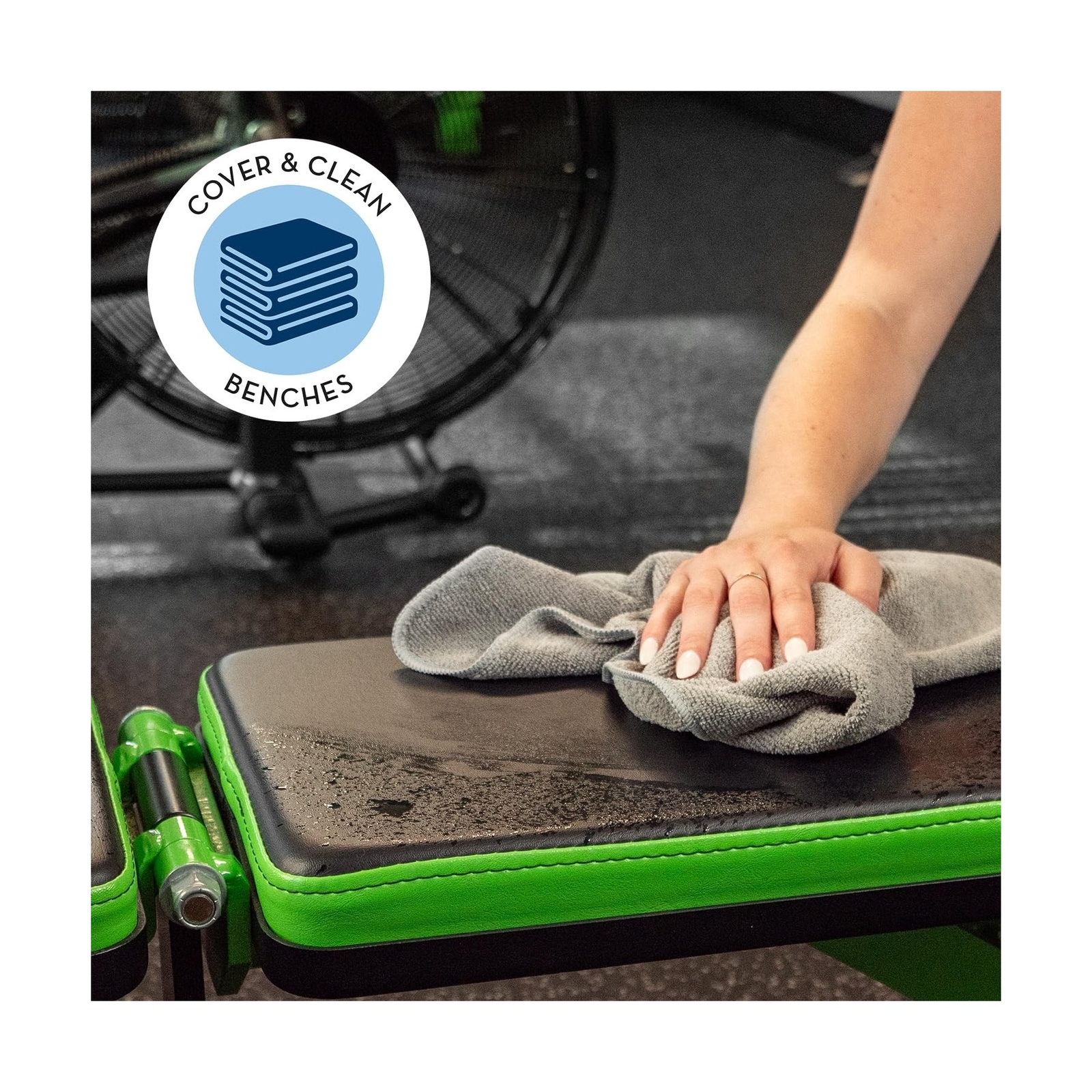 S&T INC. Microfiber Sweat Towel for Gym, Yoga Towel for Home Gym, Workout Tow…