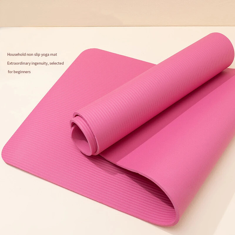15mm Thick 61x185cm Yoga Mat Gym Exercise Fitness Pilates Workout Non Slip Mat