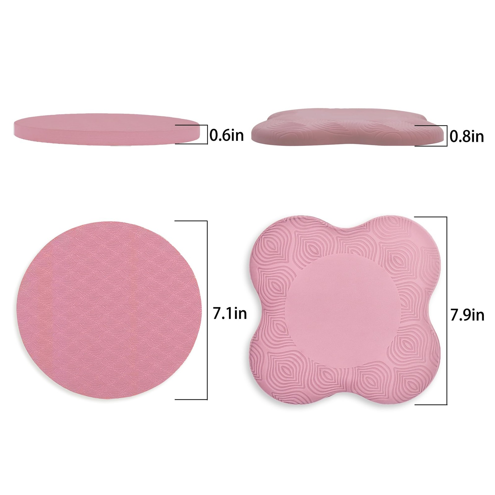 SAMTKA Yoga Knee Support Pad for Women Pilates Kneeling Cushion | Elbows Wris…