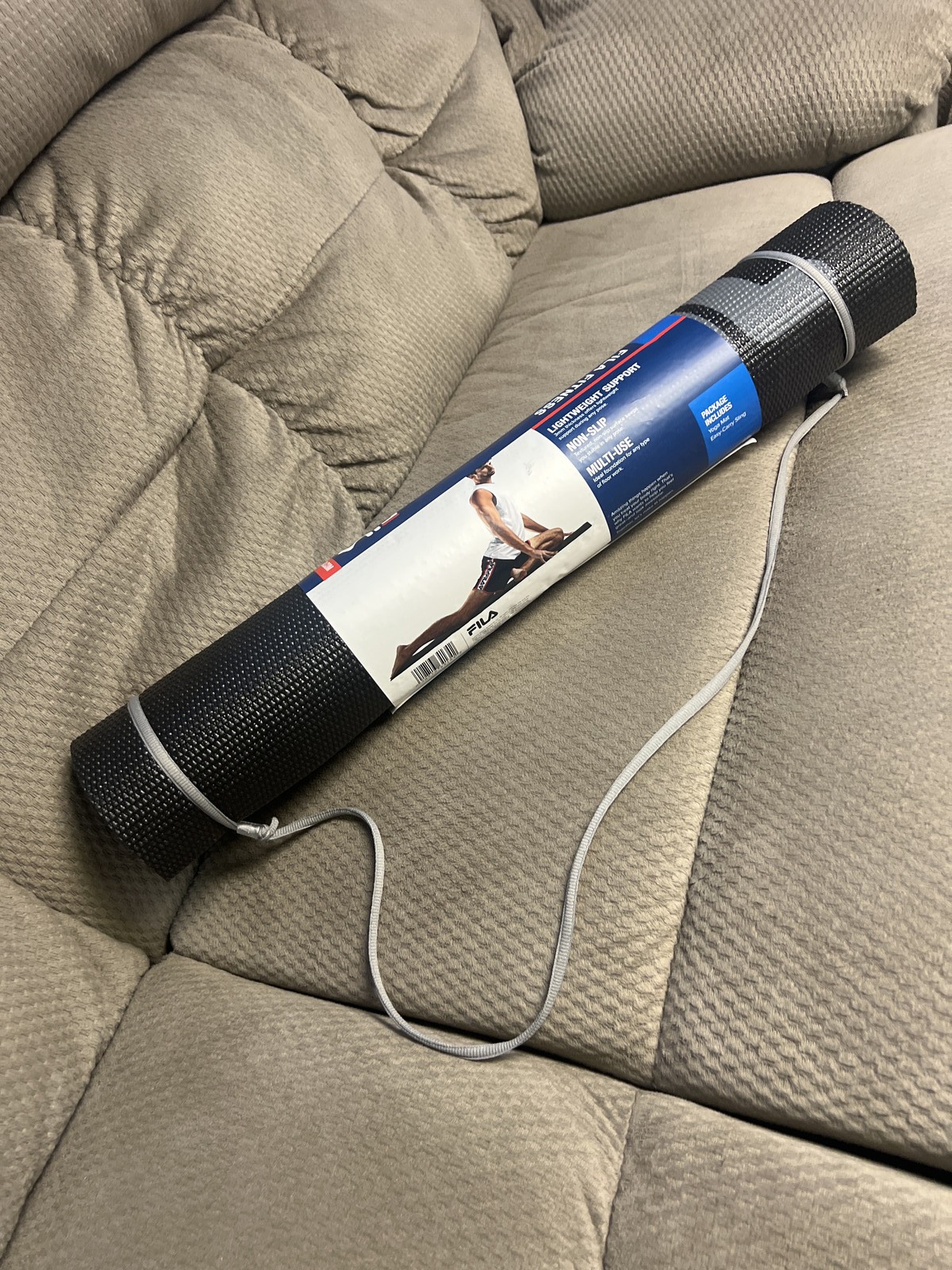 Fila Yoga Mat 3mm Black