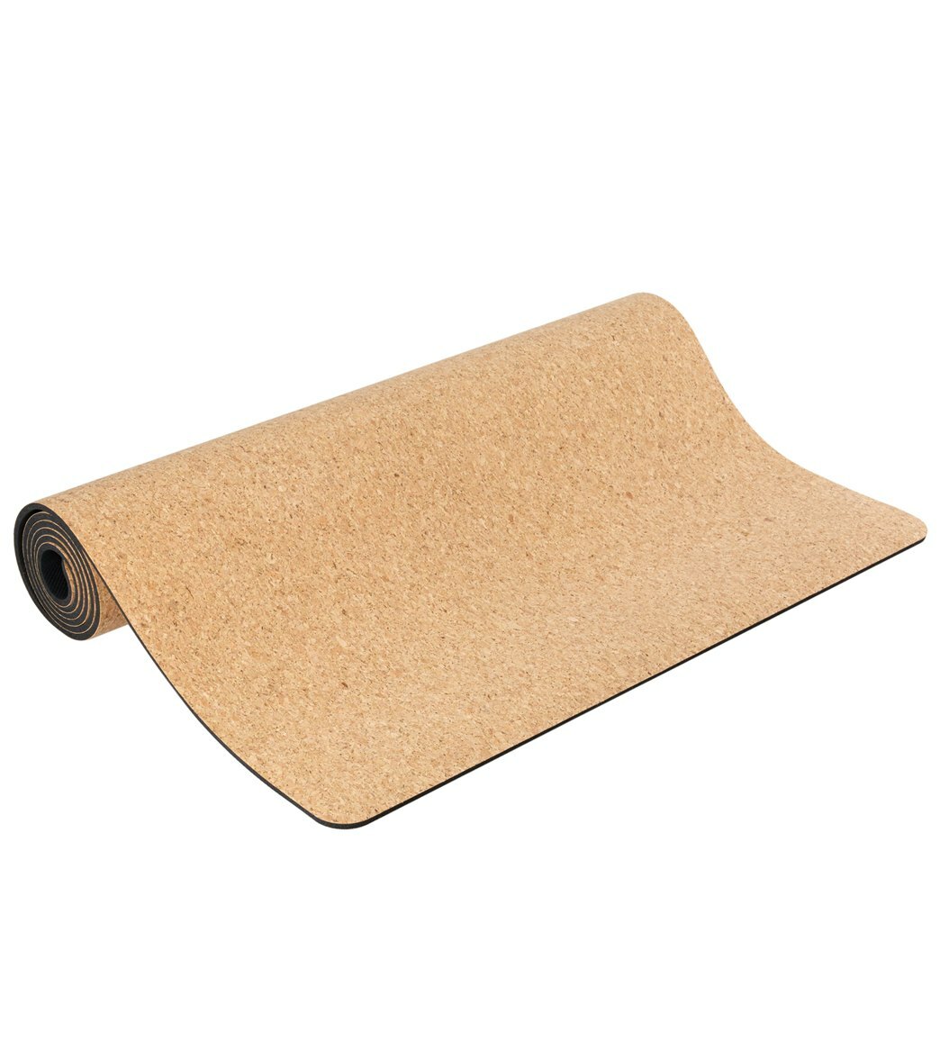 NEW Non-Slip Cork Yoga Mat 3.5mm, 70×25 inch Antimicrobial Light