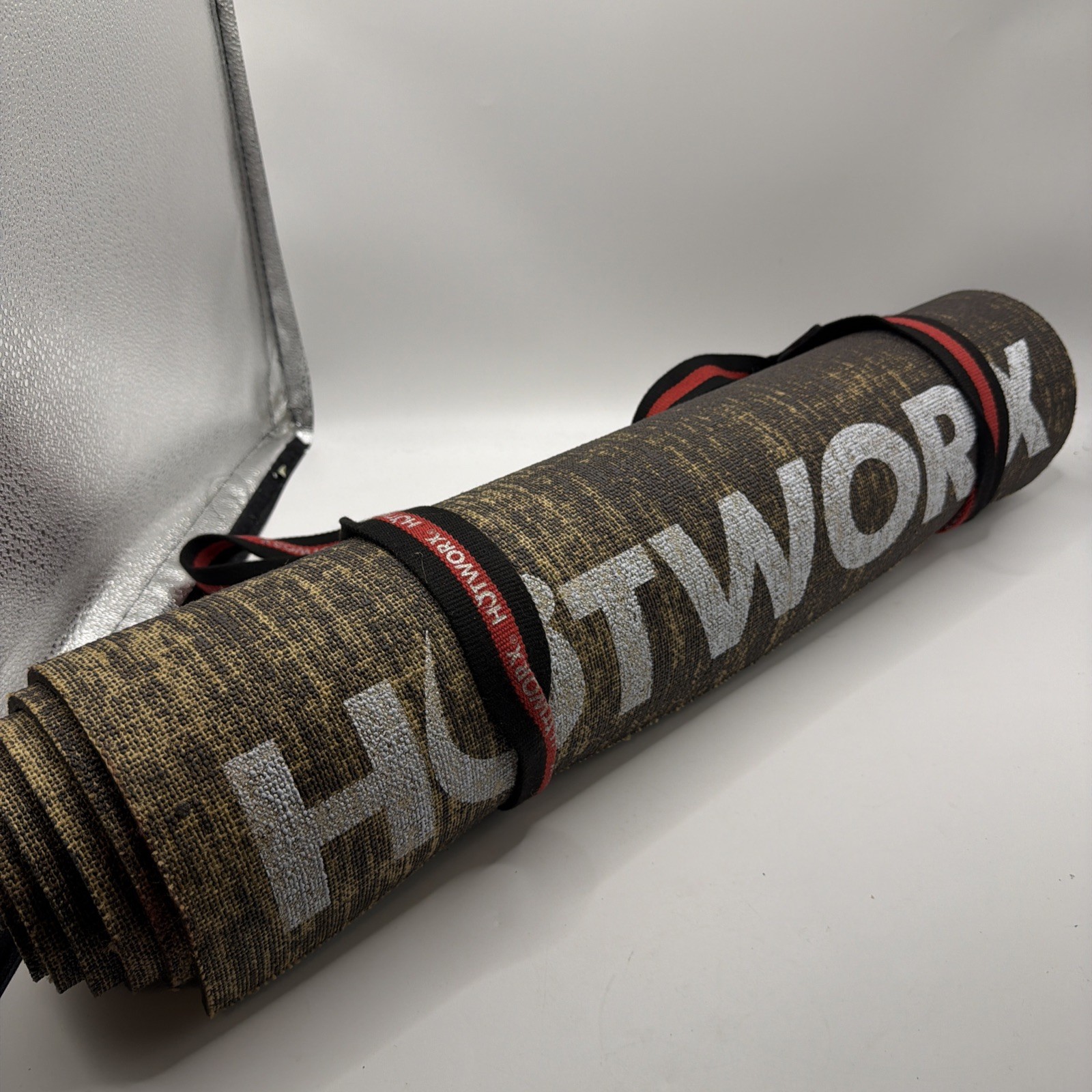 HOTWORX Exercise Yoga Mat 72″ x 24″ Non-Slip Textured Hemp Fiber Gym Workout