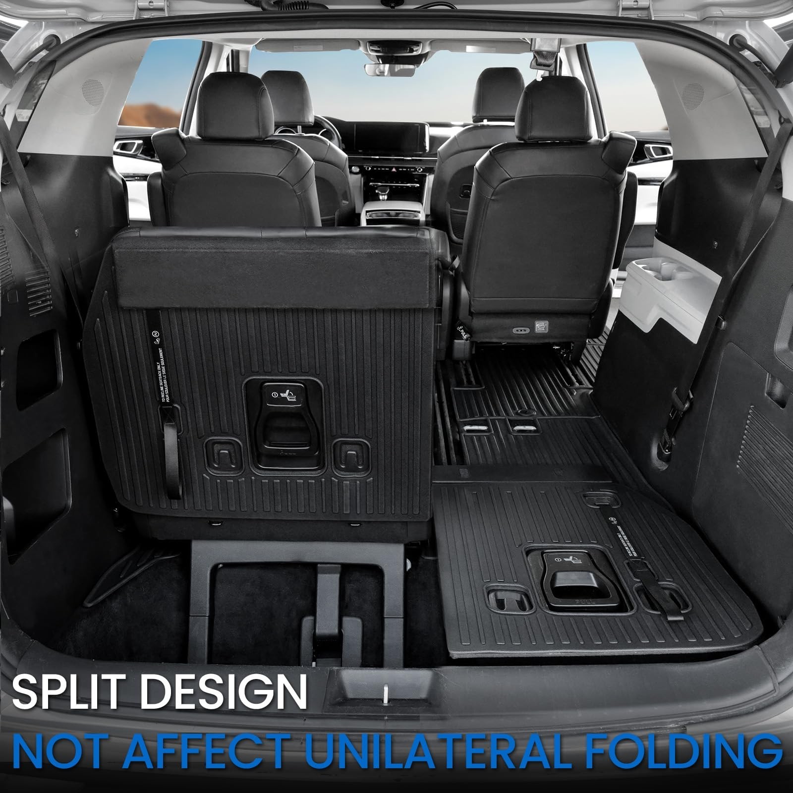 Floor Mats Set for 2022-2025 2026 Kia Carnival (Gas Only), All Weather TPE Ba…