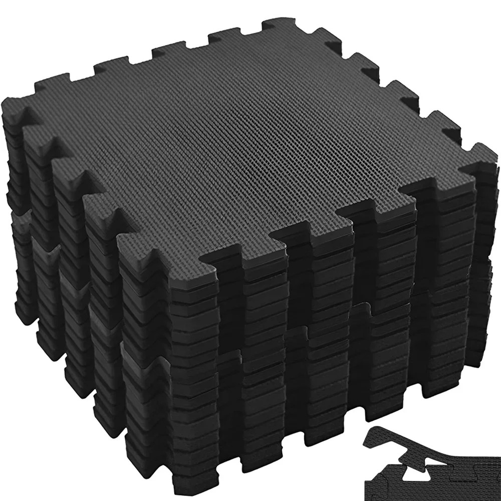 8/16 Pcs Gym Mat Cross-Patterned Foam Massage Carpet Fluffy and Soft Interlockin