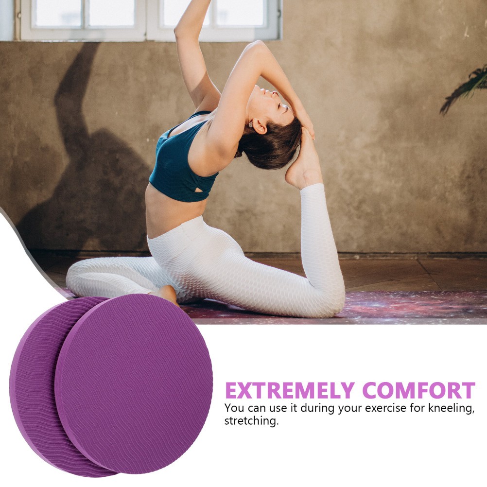2Pcs Household Yoga Pad Thick Cushions for Kneeling Elbow Support and Fitness