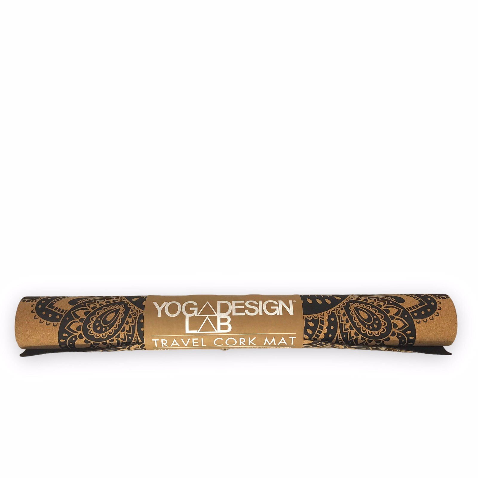 Yoga Design￼ Lab Travel Cork Mat ￼Ideal for Hot Yoga, Bikram, Ashtanga – Mandala
