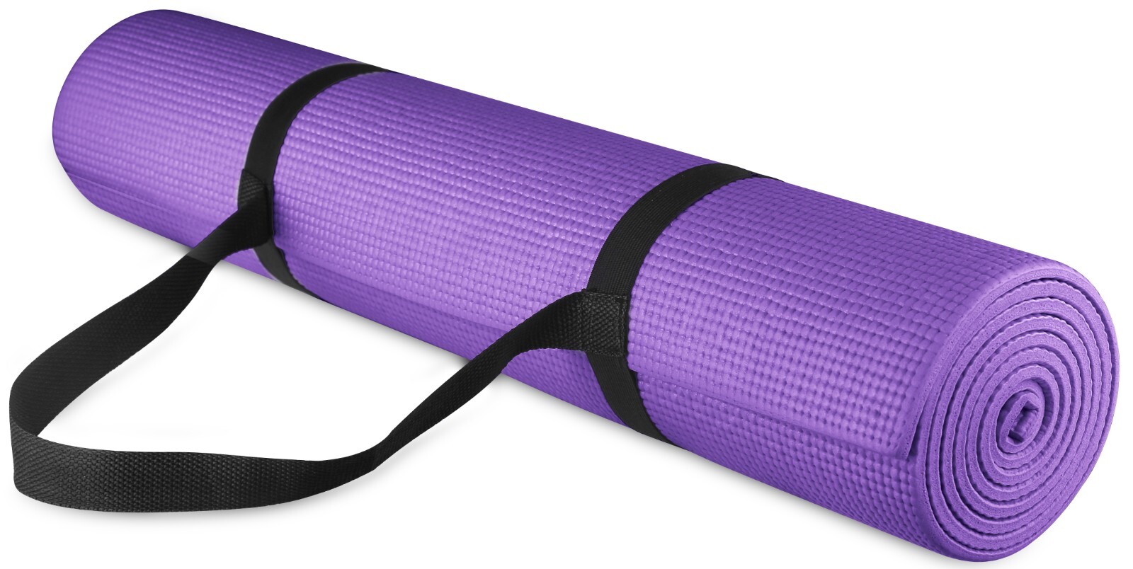 Non-slip Yoga Mat with Carrying Strap – 4 Colors