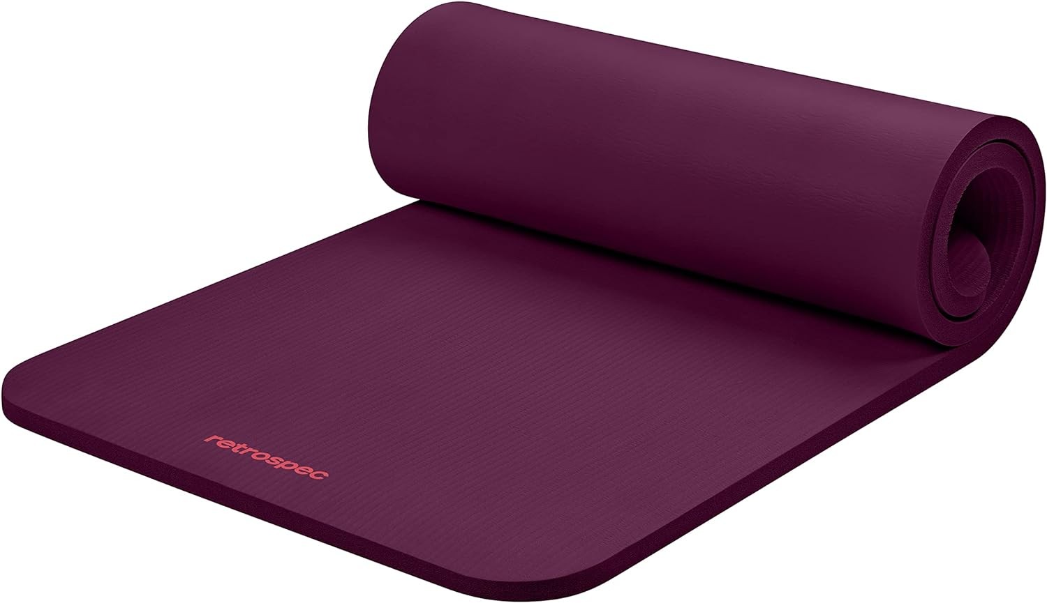 1″ Thick Yoga Mat Non-Slip w/ Strap Pilates Exercise Home Fitness