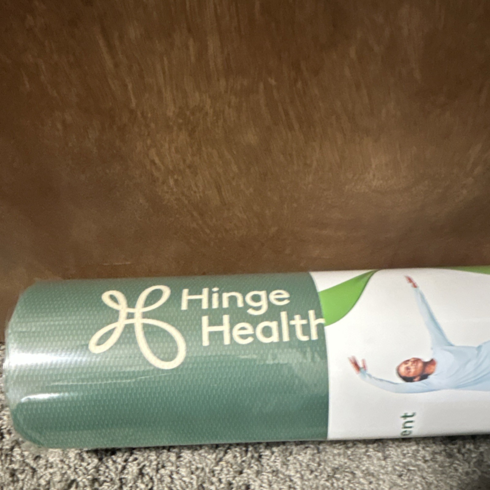 Hinge Health Eco-Friendly Non-Slip Green Yoga Mat New