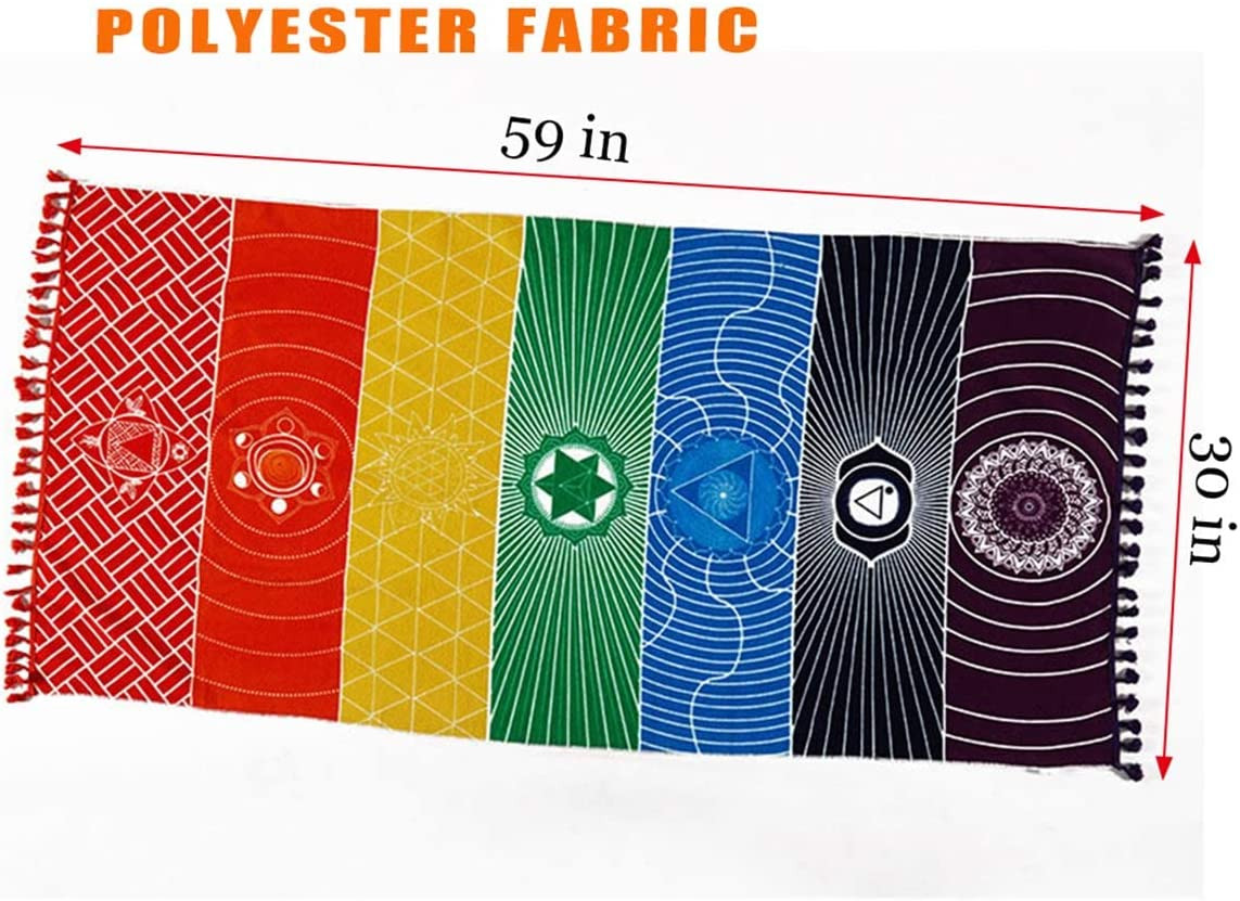 Mexican Yoga Mat Beach Picnic Blanket Chakra Meditation Mat Yoga Rug Sunscreen S