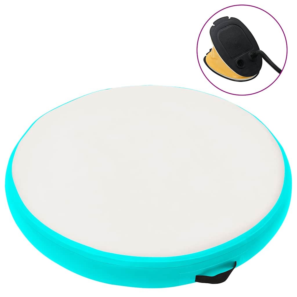 Gymnastics Mat with Pumps Inflatable 100x100x10 cm PVC G