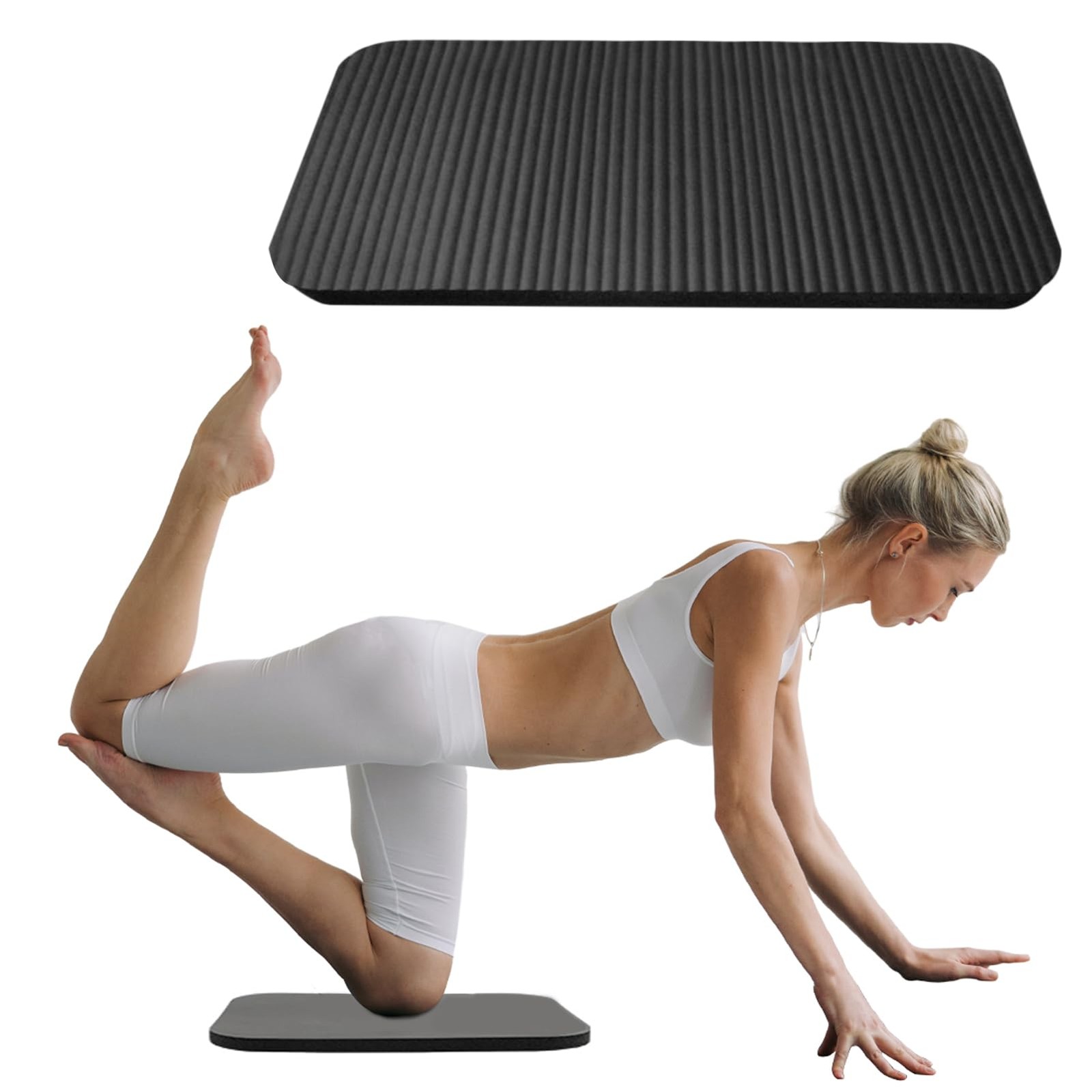 Yoga Knee Pad Exercise Fitness Cushion Foam Floor Pilates NonSlip Mat