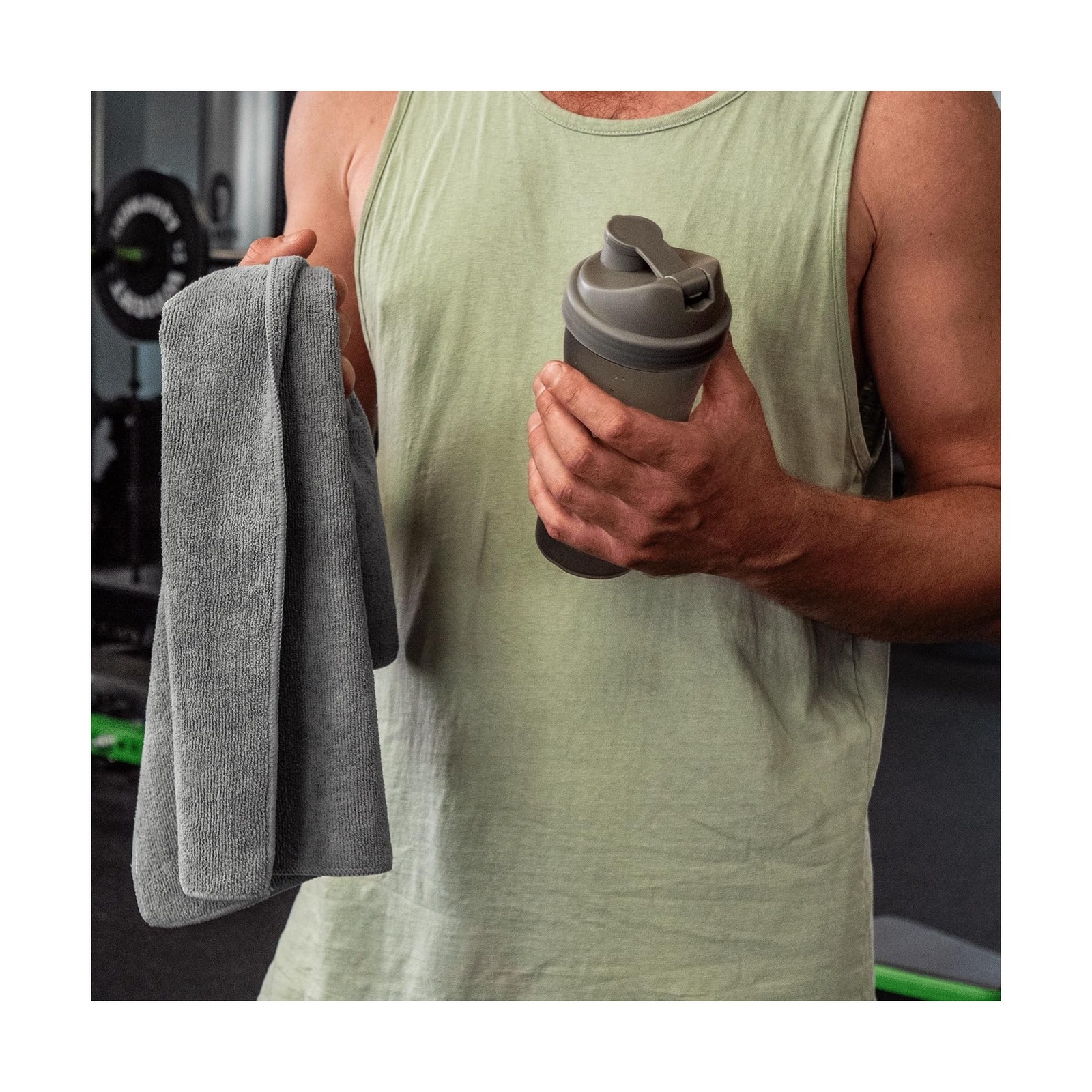 S&T INC. Microfiber Sweat Towel for Gym, Yoga Towel for Home Gym, Workout Tow…