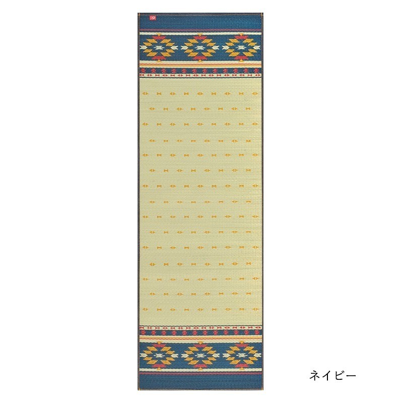 IKEHIKO Earth Tatami Yoga Mat Igusa Rush Grass Denim Style 60x180cm Japan