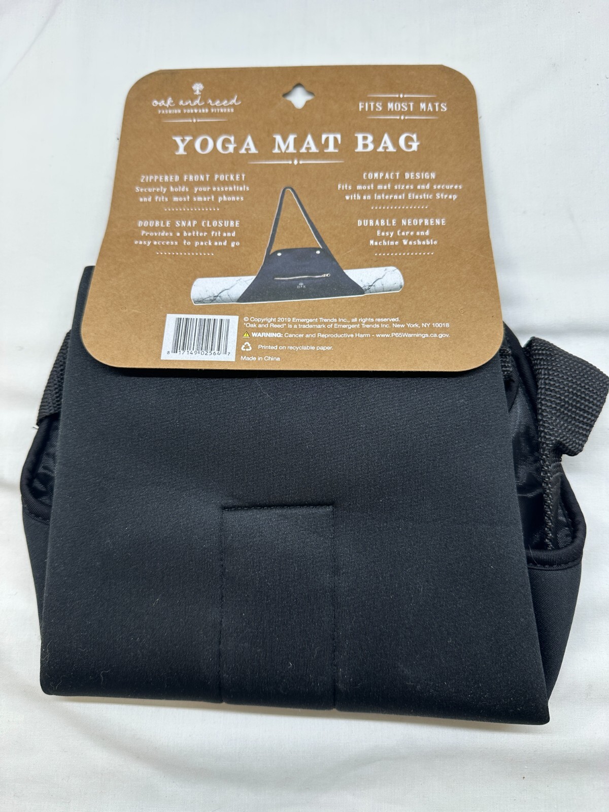 Oak and Reed Yoga and Fitness Exercise Mat Set (24″x68″x4mm) – Sling and Bag