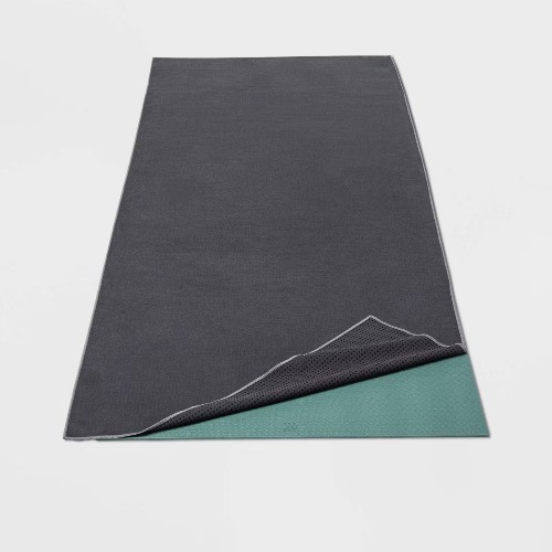 Yoga Mat Towel Gray