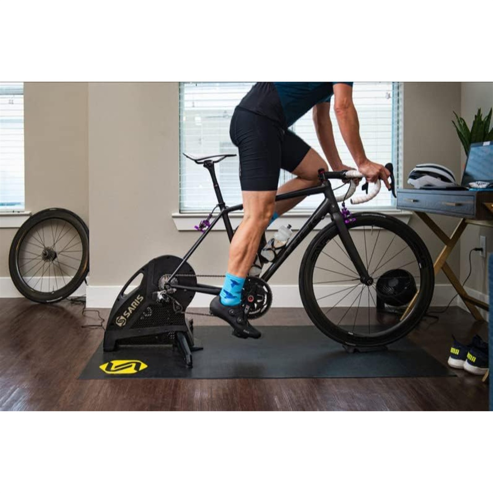 Saris Trainer Accessory Mat PVC Foam Non Slip Surface Floor Protection Pad