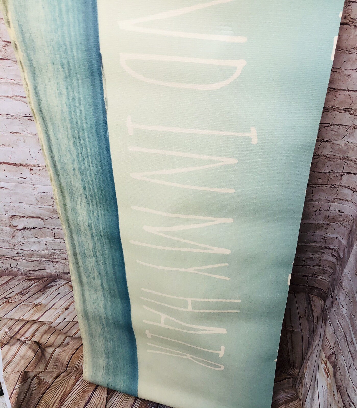 KESS INHOUSE Ocean Scene Yoga Pilates Exercise Mat 72”X24” New