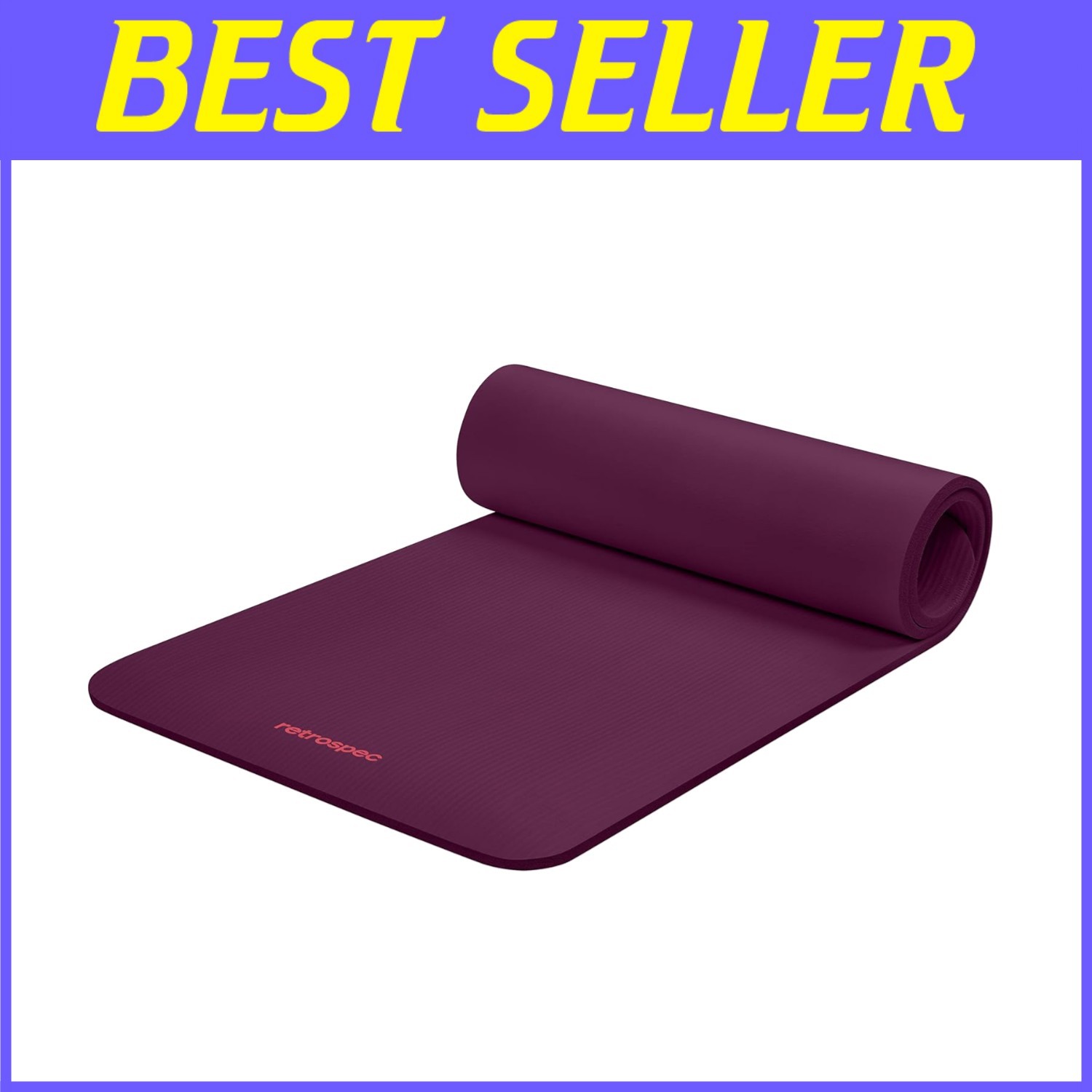 Solana Fitness Mat with Nylon Strap – 72x24in Exercise Mat