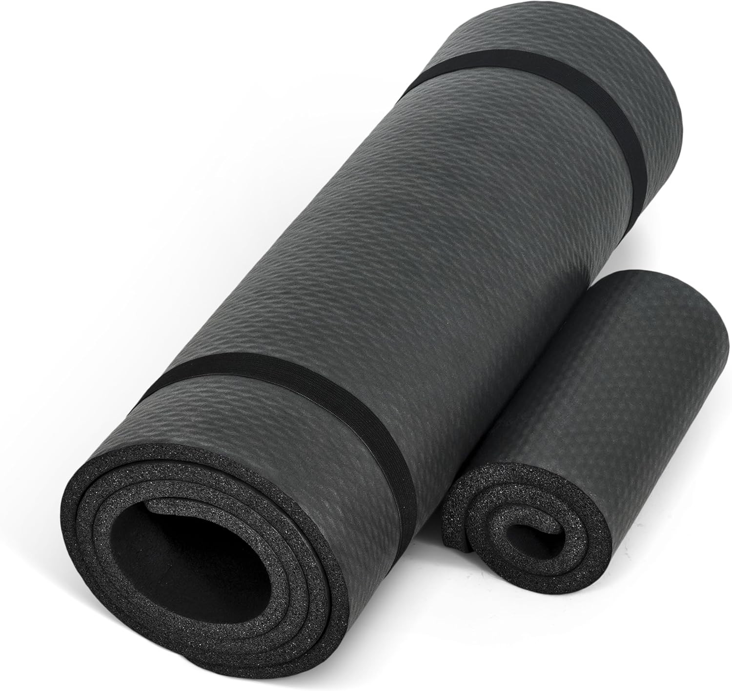 Esterilla yoga de ejercicio 1/2 pulgada alta densidad con correa opciones