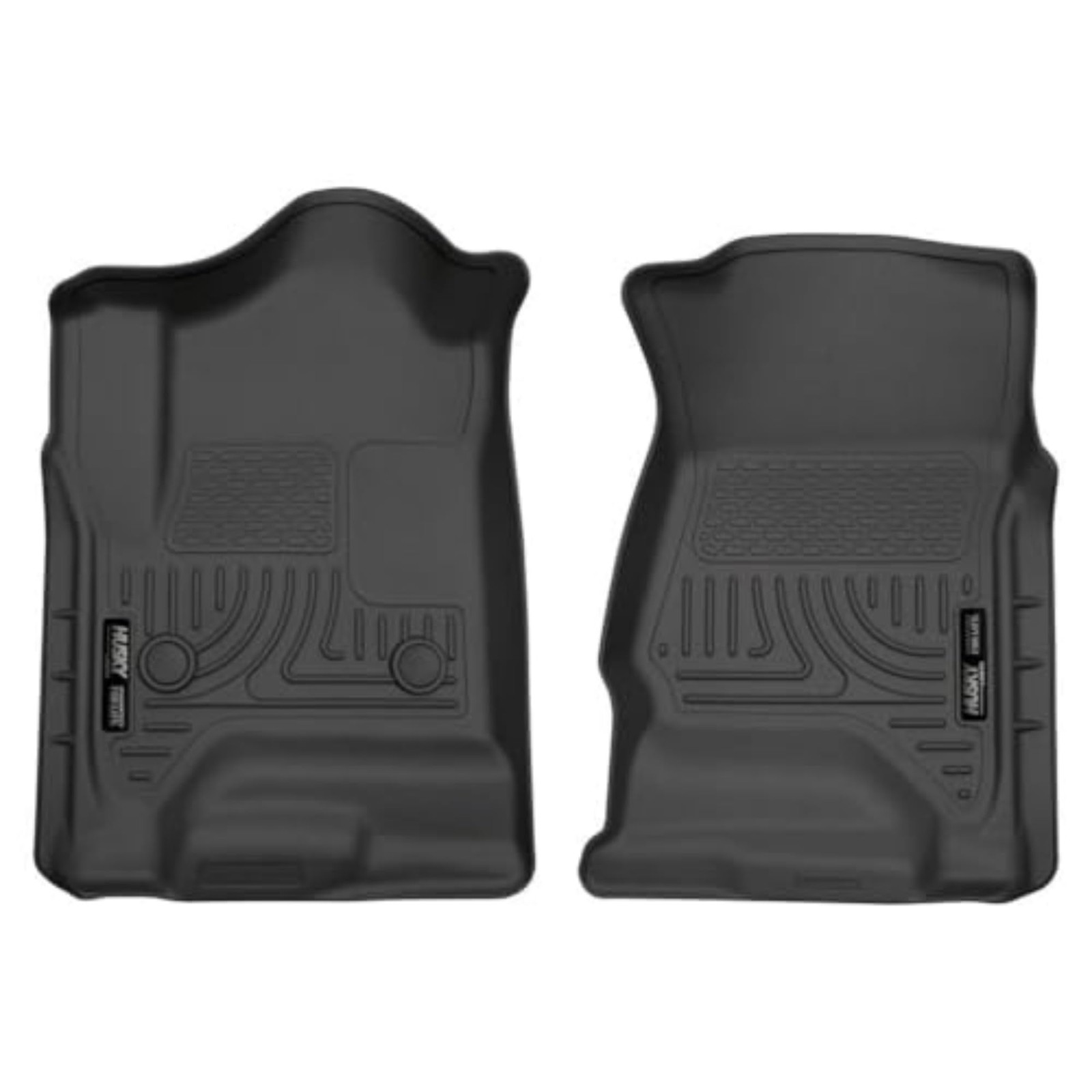 Husky Liners Front Row Black Floor Mats All Weather Durable Precision Fit