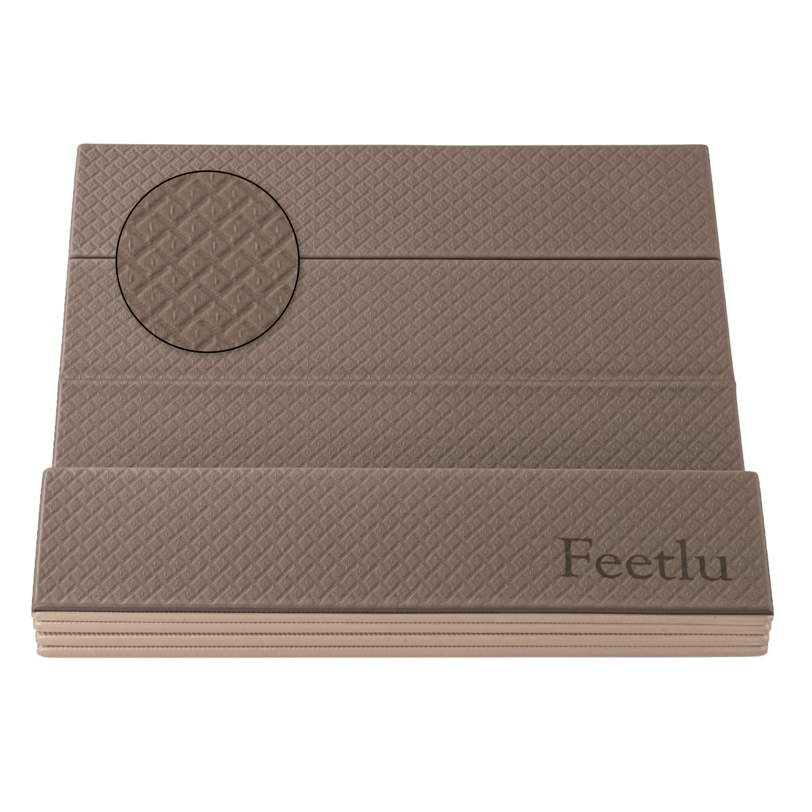 Foldable Yoga Mat 72×24 Inch 10mm Thickness – Non-Slip for Pilates, Home