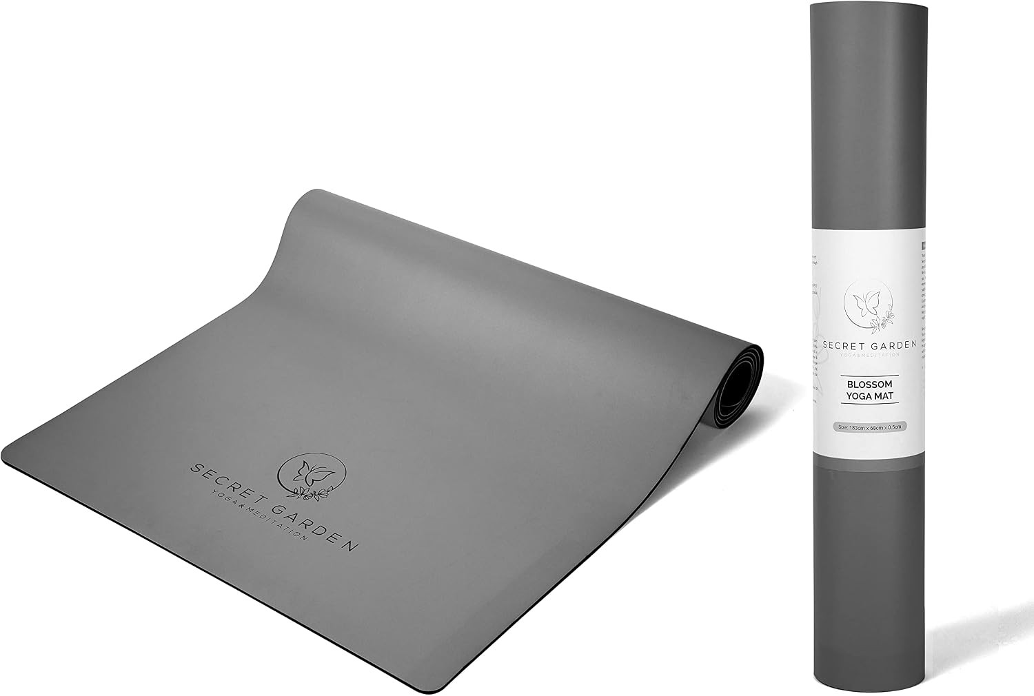 Blossom Non-Slip Yoga Mat – 5mm Thick for Yoga, Pilates & Meditation