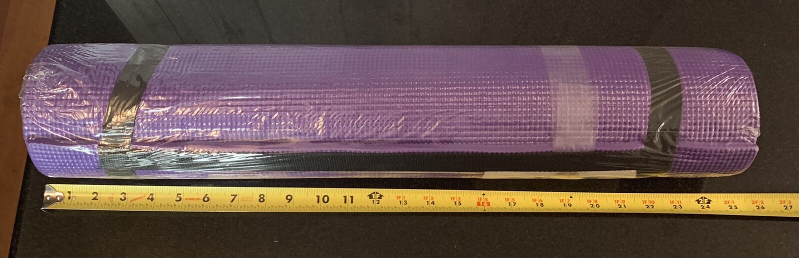 BalanceFrom All Purpose High Density Non-Slip Exercise 1/4″ Yoga Mat PURPLE