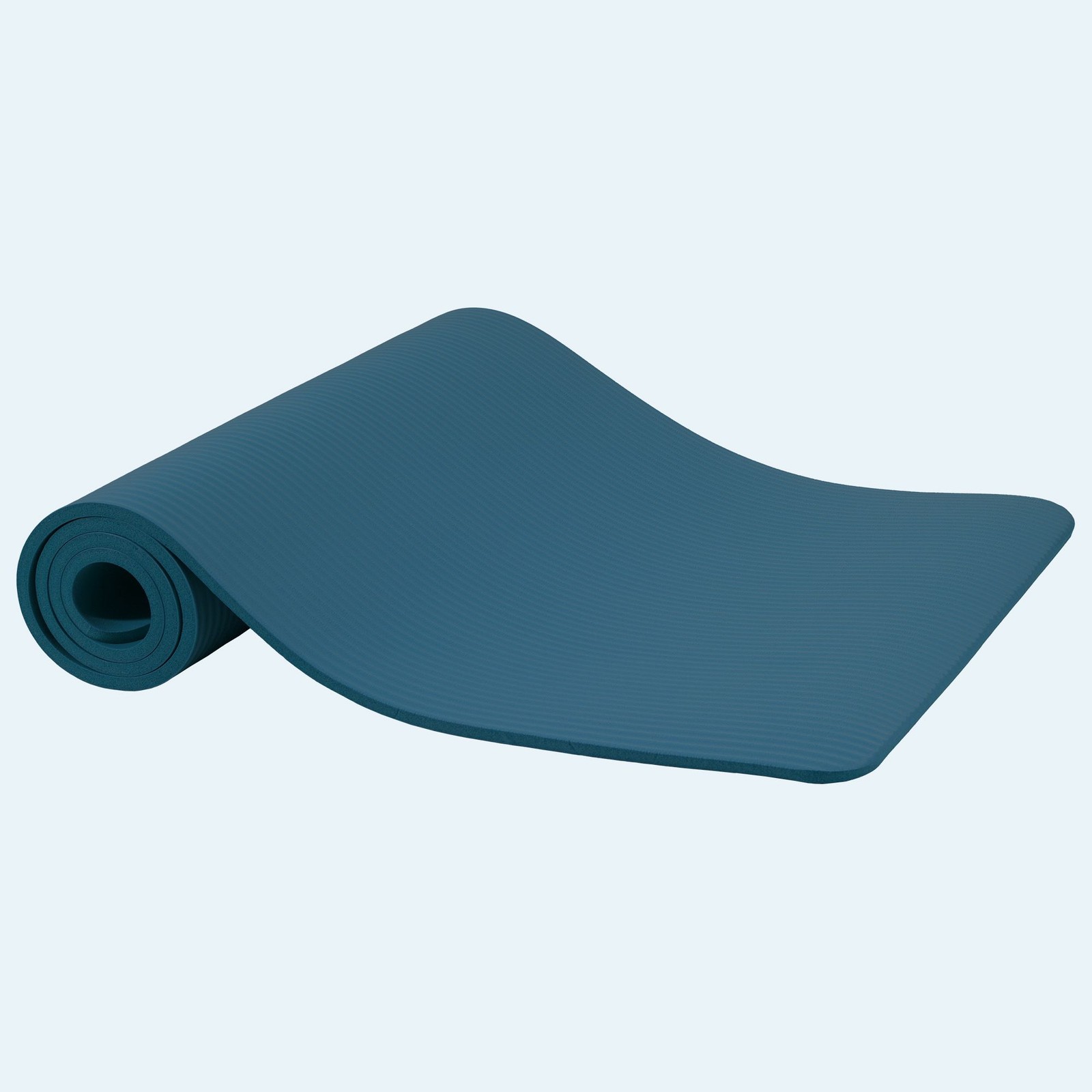 Fitvids 1/2″ Thick High Density Exercise Yoga Mat, Carrying Strap Blue(Open Box)