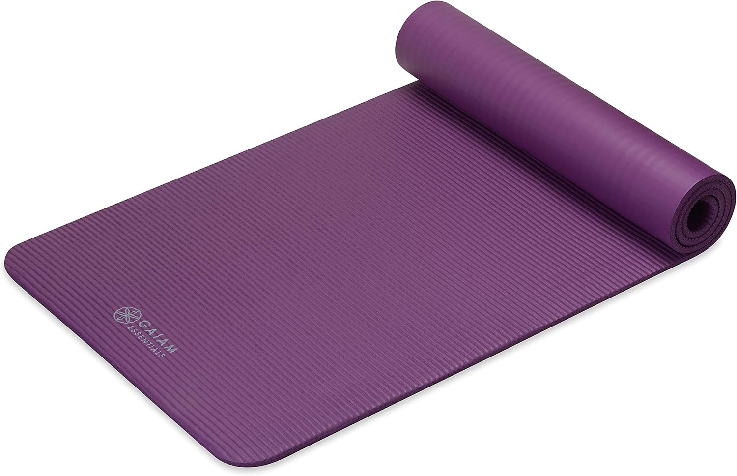 Thick 10mm Yoga Mat with Carrying Strap for Home & Gym Workouts