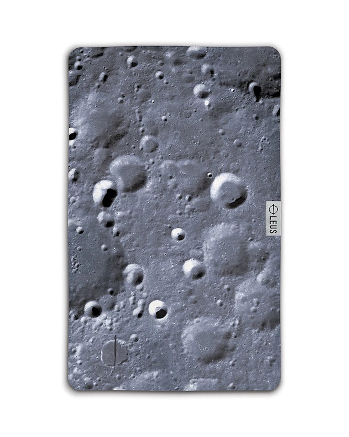 LEUS Yoga Hand Towel – 26″ x 16″ – Gray Lunar Moon -Quick Drying Lightweight