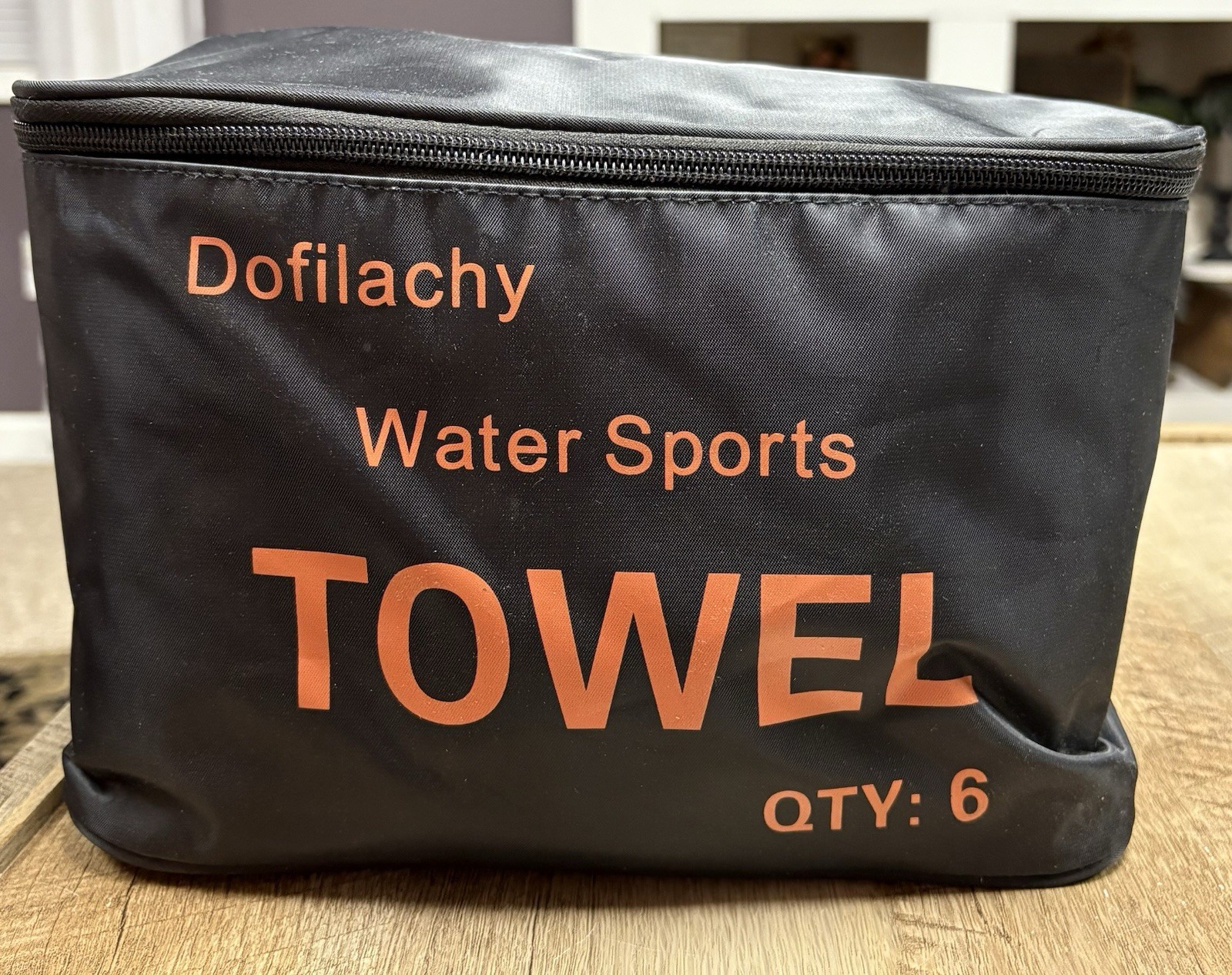 Dofilachy Water Sports Towel 6 Pack 24″x48” Microfiber New In Carry Case