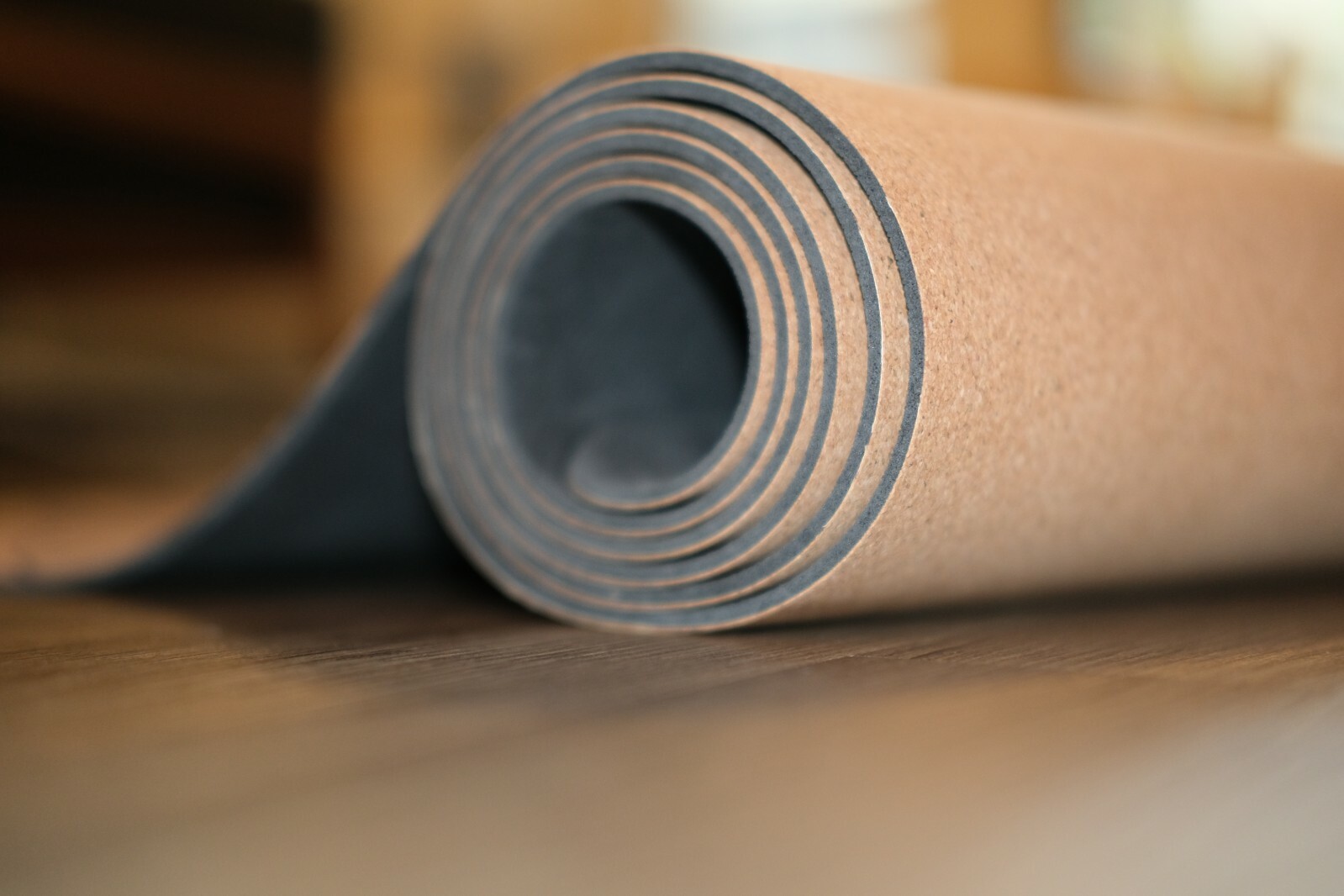 Chakra CORK YOGA MAT | 100% Natural Rubber | Non Slip | Eco Friendly