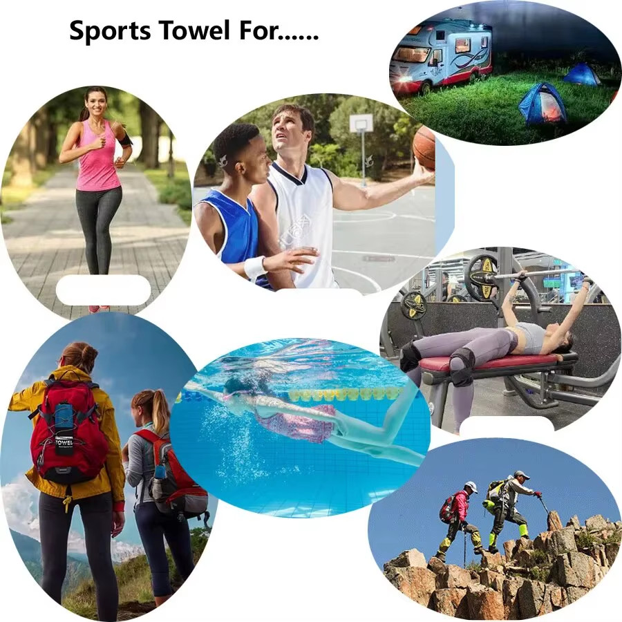 Quick-Dry Sports Towel 40X80/76X152CM Microfiber Running Yoga Gym Fitness Basket