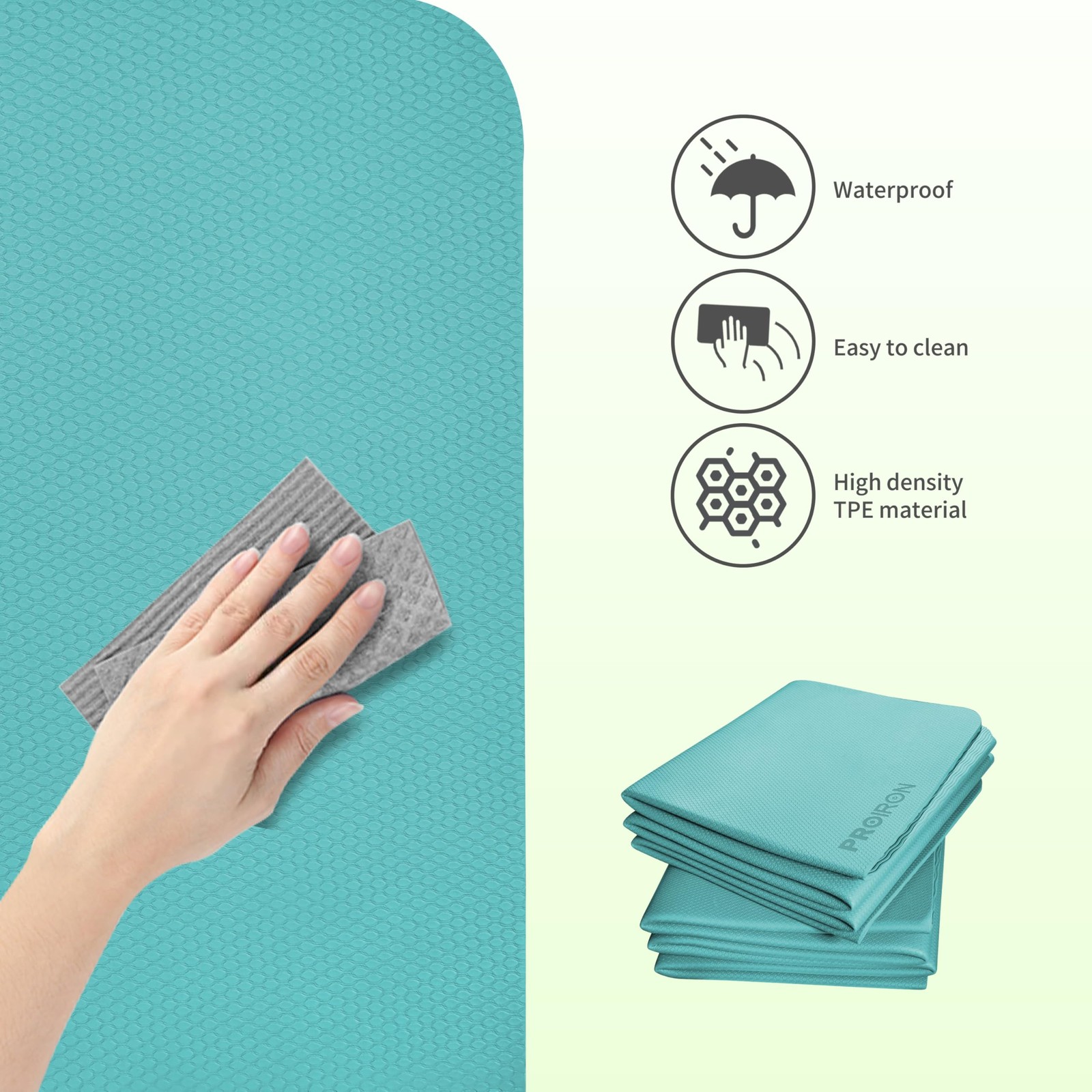 Foldable Yoga Mat 0.24 /0.16 for Home Workout & Travel Non Slip Travel Yoga Mats