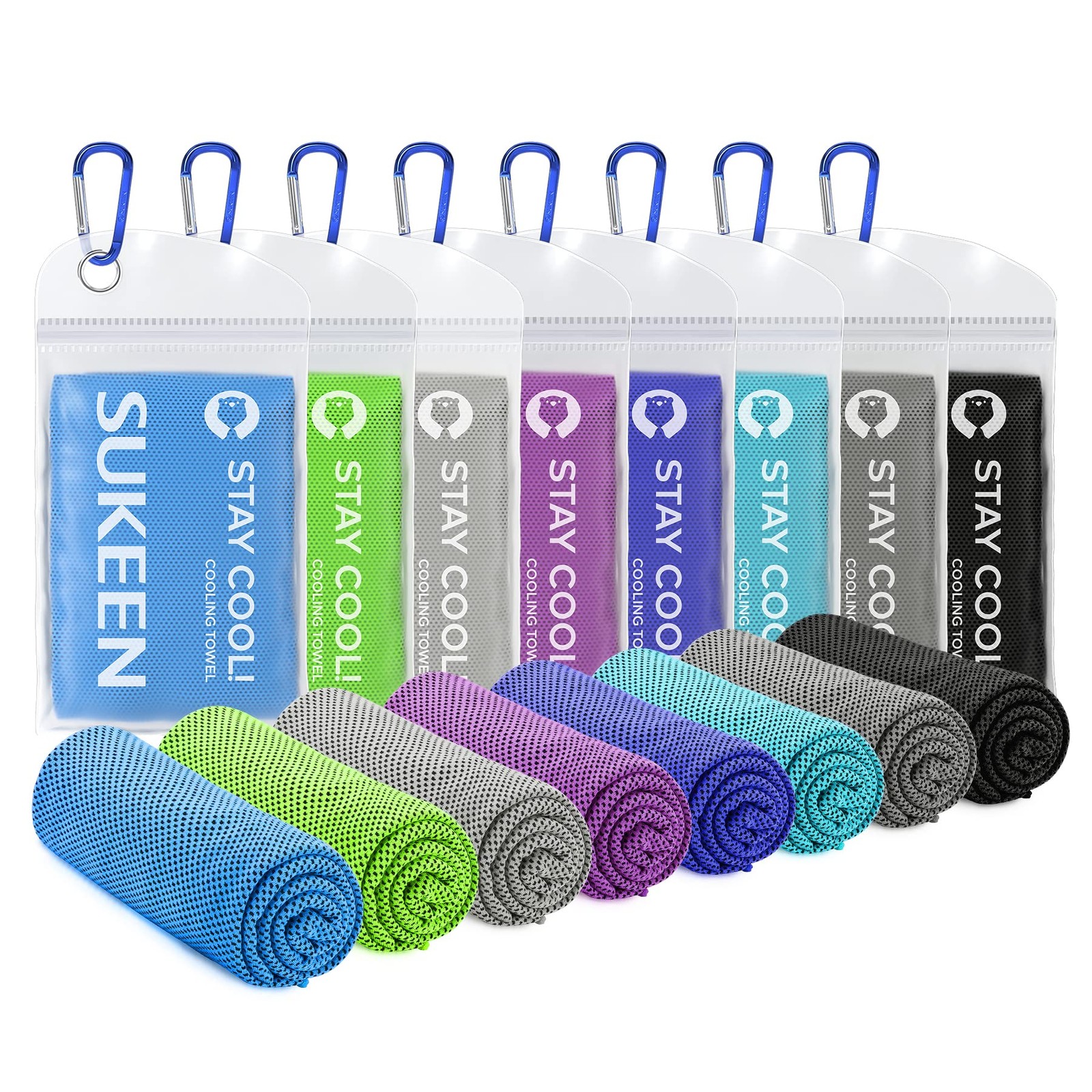Sukeen Cooling Towel 40X12 Bulk Ice Towelsoft Breathable Chilly Towelmicrofiber