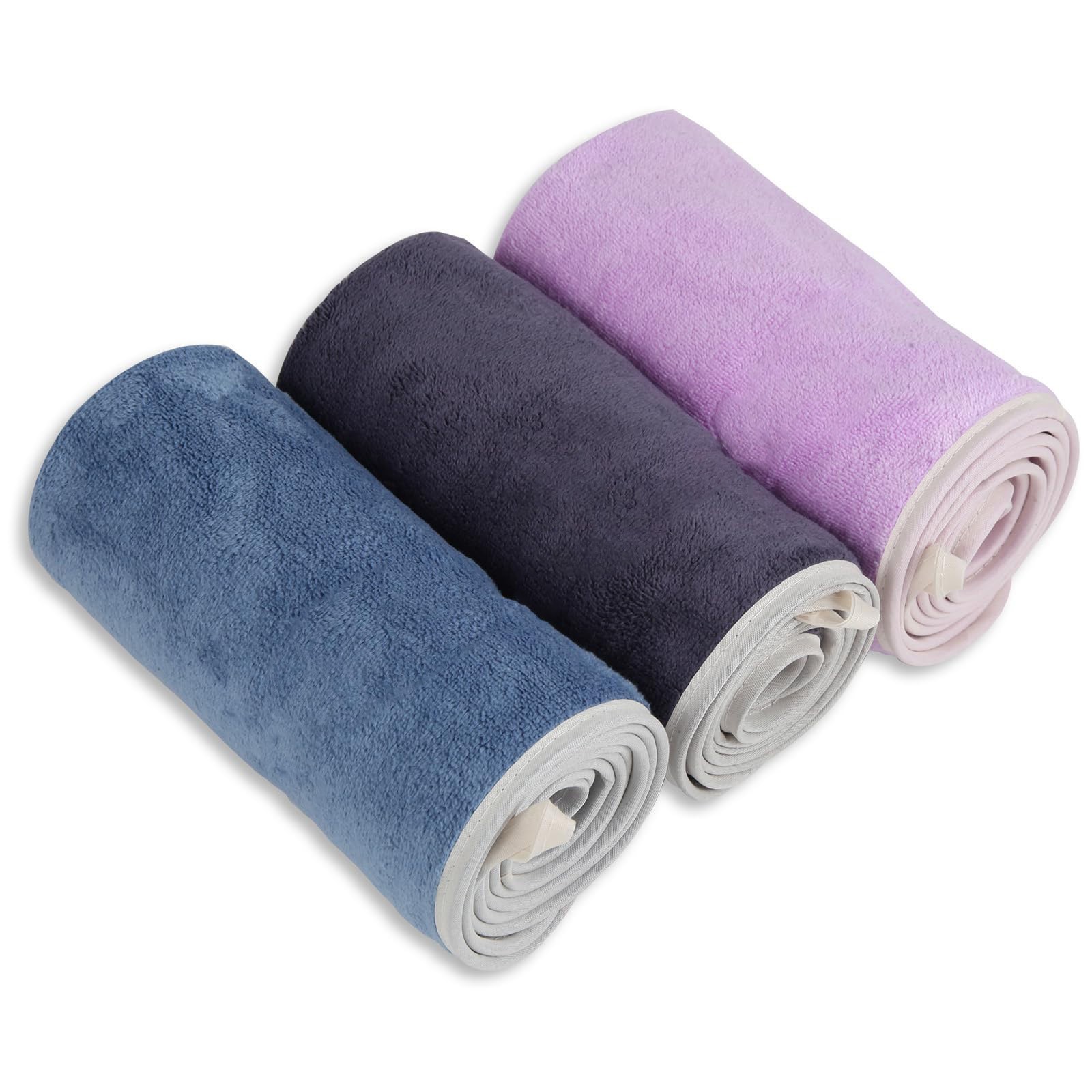 Quick Dry Microfiber Towels,Yoga Swimming Workout Towel Set,3 Pack, Multicolor