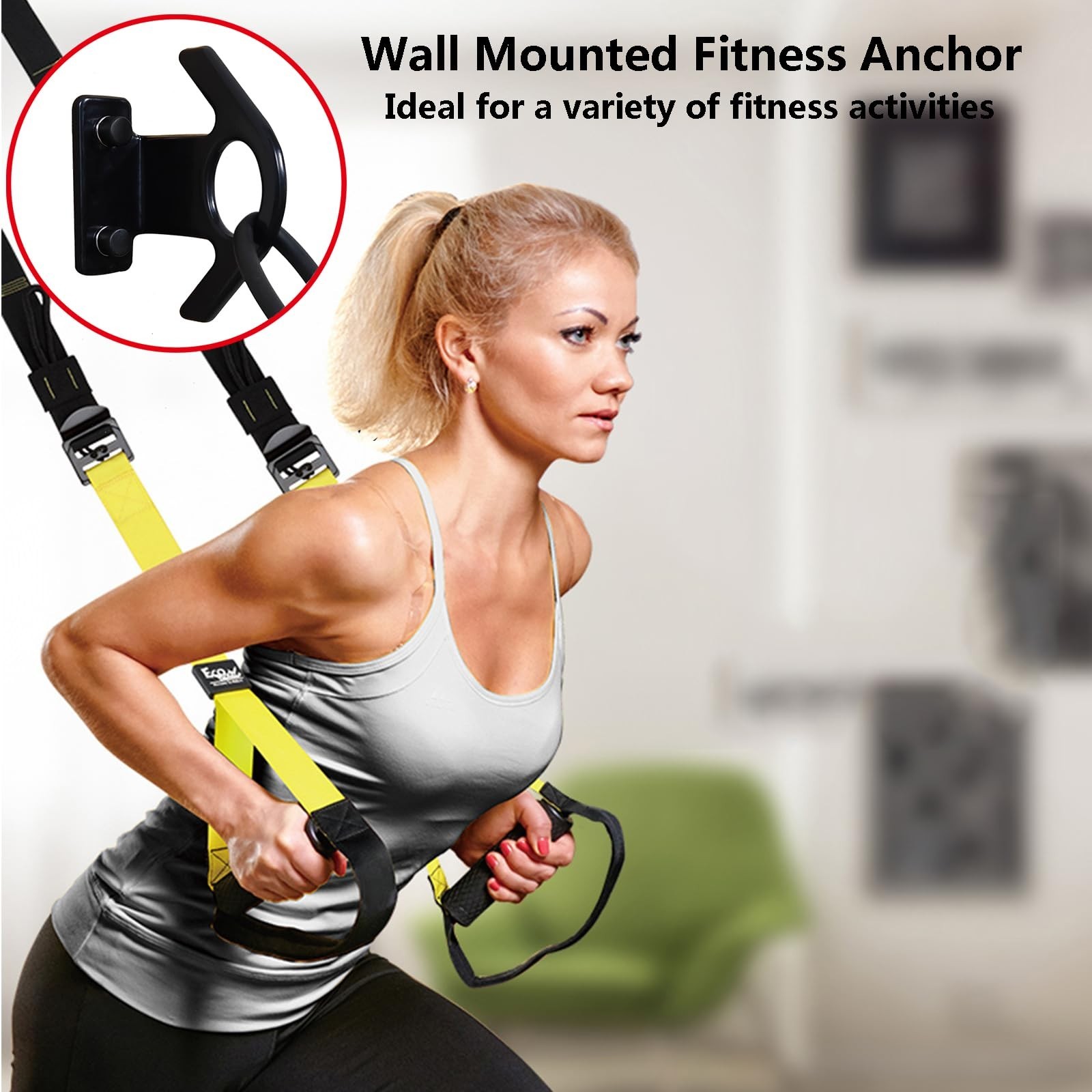 Resistance Band Wall Anchor(3PCS),Resistance Bands Wall Mount for Home Workou…