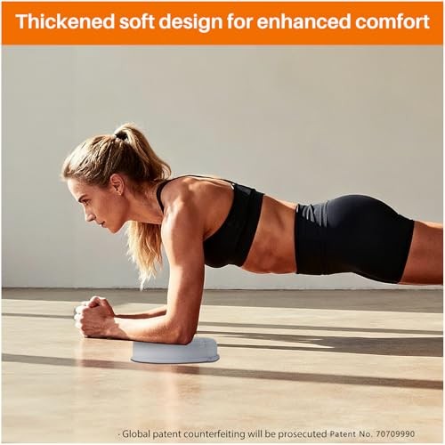 Yoga Knee Pad, 1.57 Inch Thick, Memory Foam and EPE Foam, Waterproof Light Gray