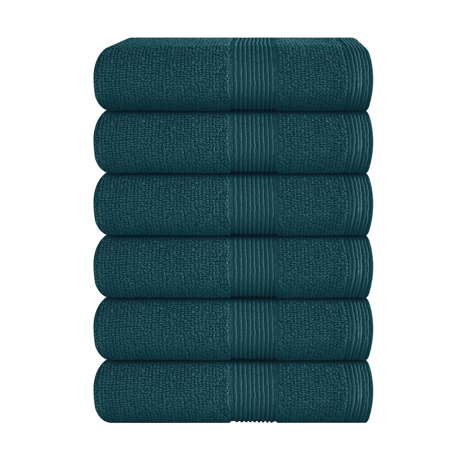 Belizzi Home Ultra Soft 6-Piece Hand Towel Set 16×28-100% Ringspun Cotton – D…