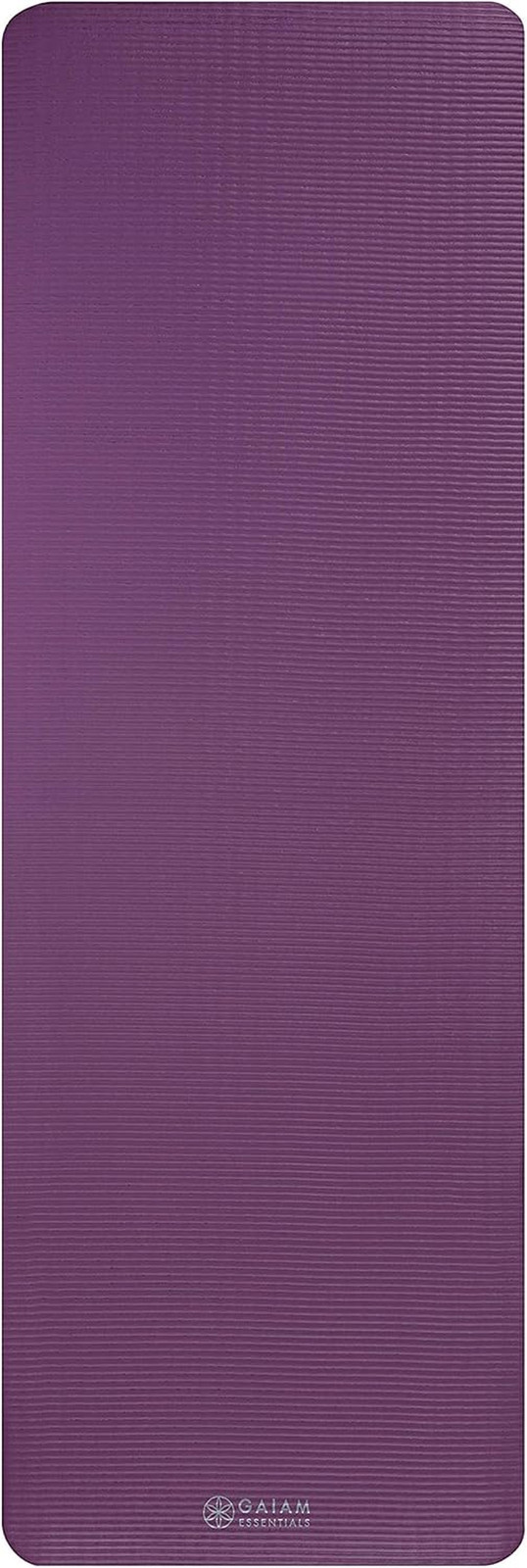 Thick 10mm Yoga Mat with Carrying Strap for Home & Gym Workouts