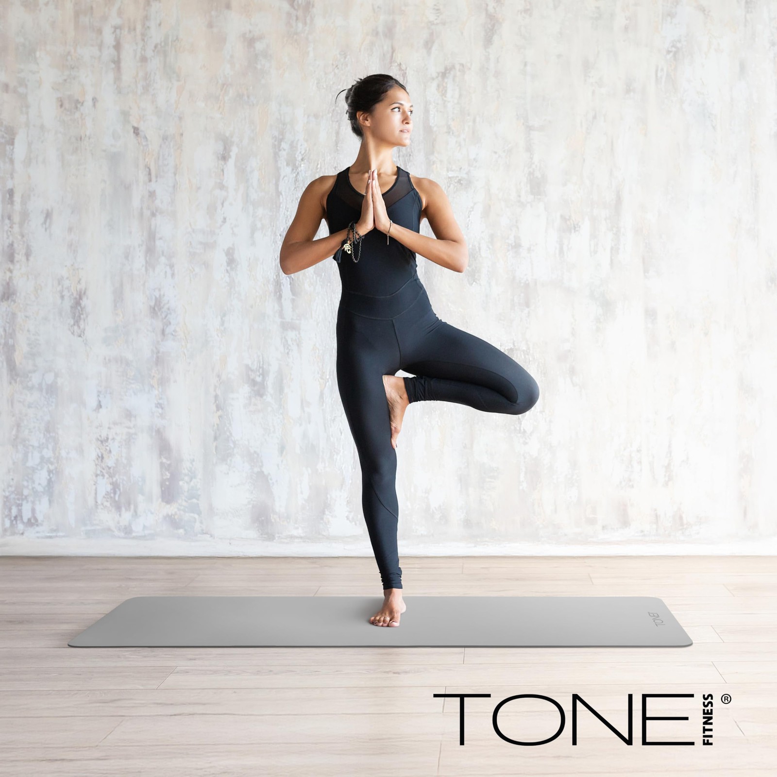 Yoga Mat 1/4″ Thick Non Slip Exercise & Pilates Mat for Home Workouts with Ca…
