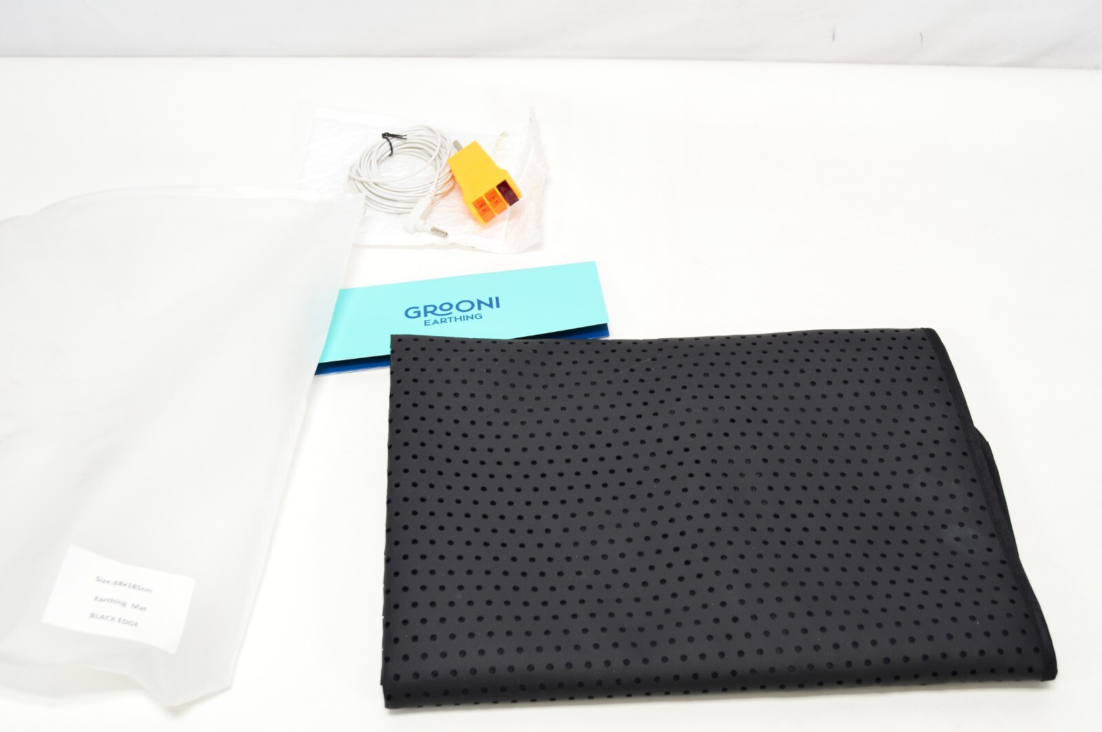 NEW Grooni Earthing Mat Black 68x185cm Yoga