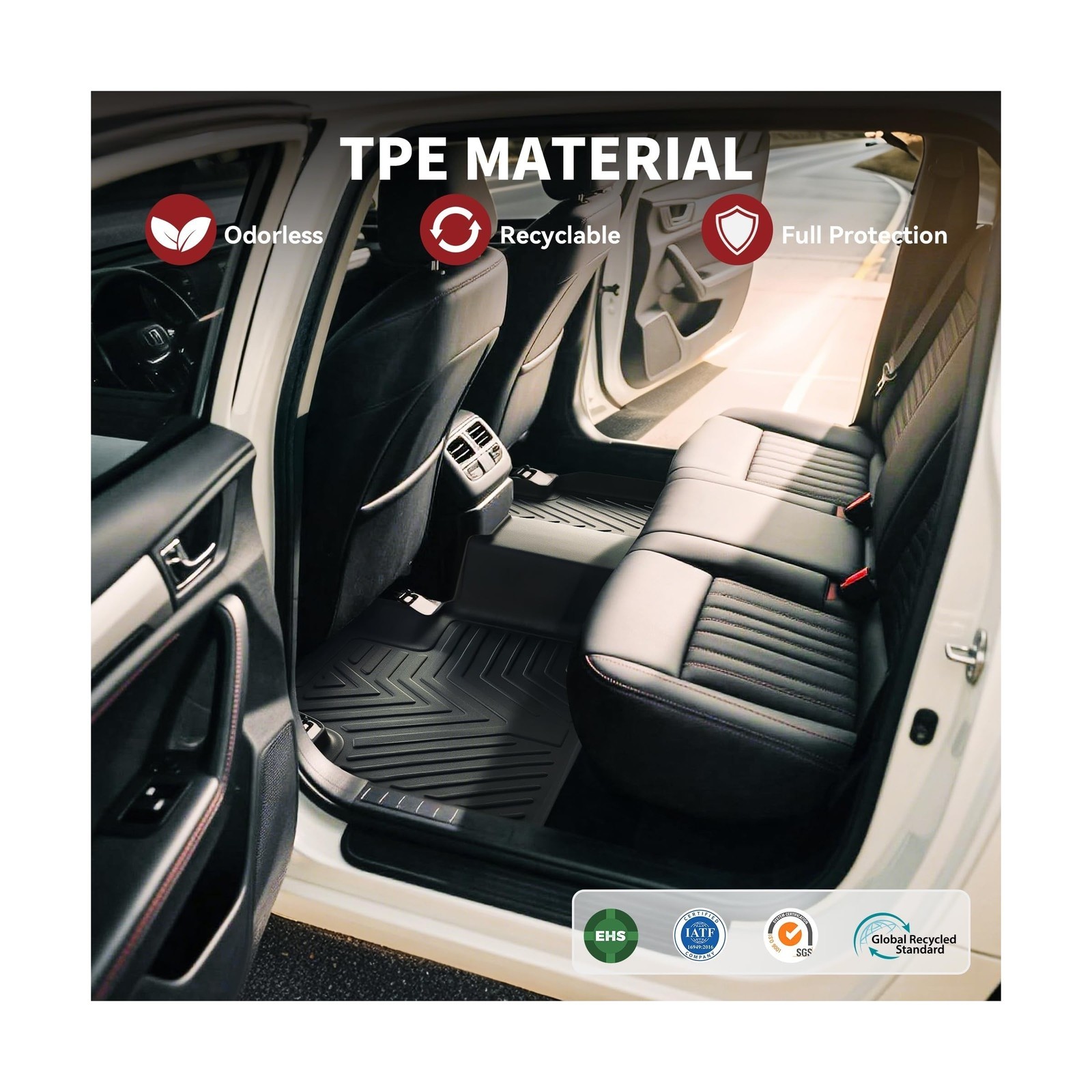 YITAMOTOR Floor Mats Compatible with 2019-2026 Chevrolet Silverado 1500/GMC S…